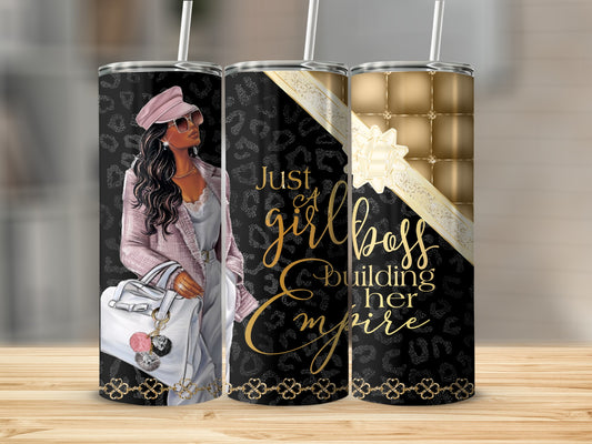 Stylish Girl Boss Building Her Empire Tumbler