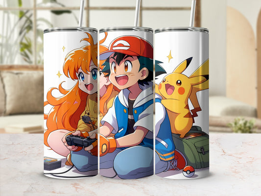 Anime Characters Water Bottle Tumbler Cup