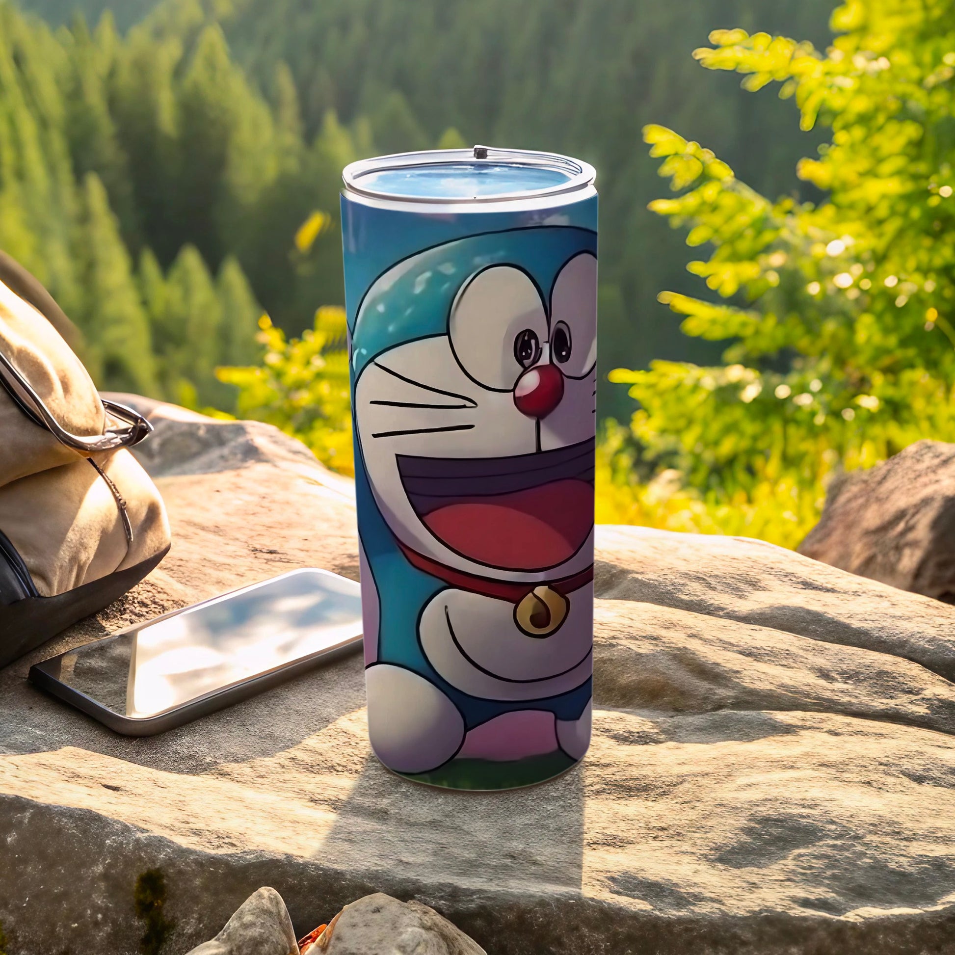 Cartoon Character Blue Vacuum Insulated Tumbler Cup