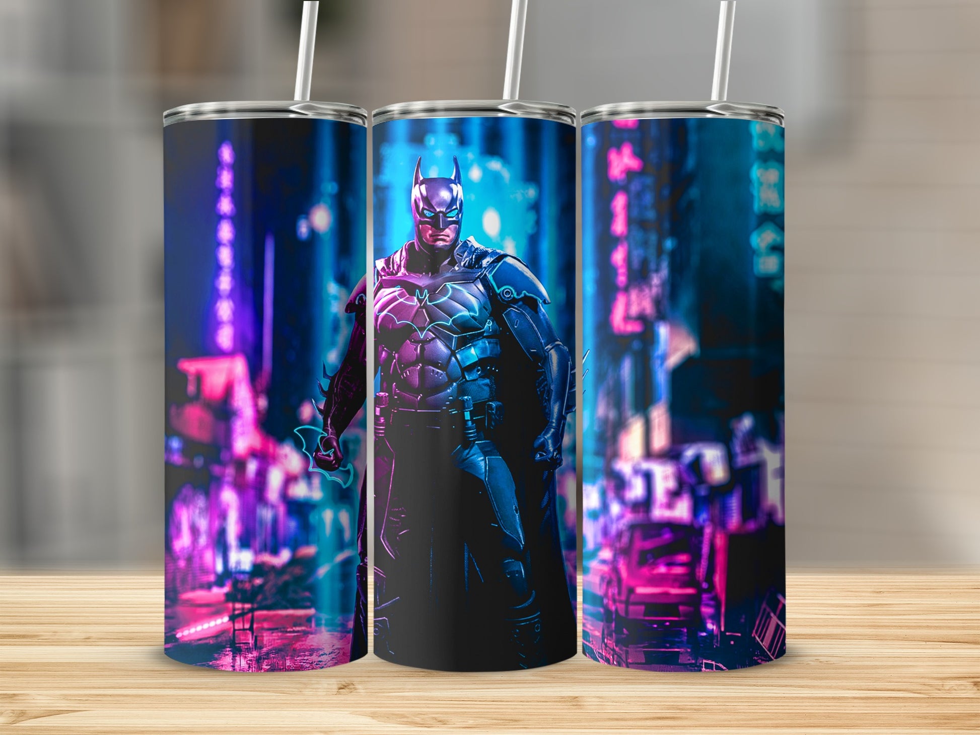 Neon Batman Hero Cityscape Insulated product type