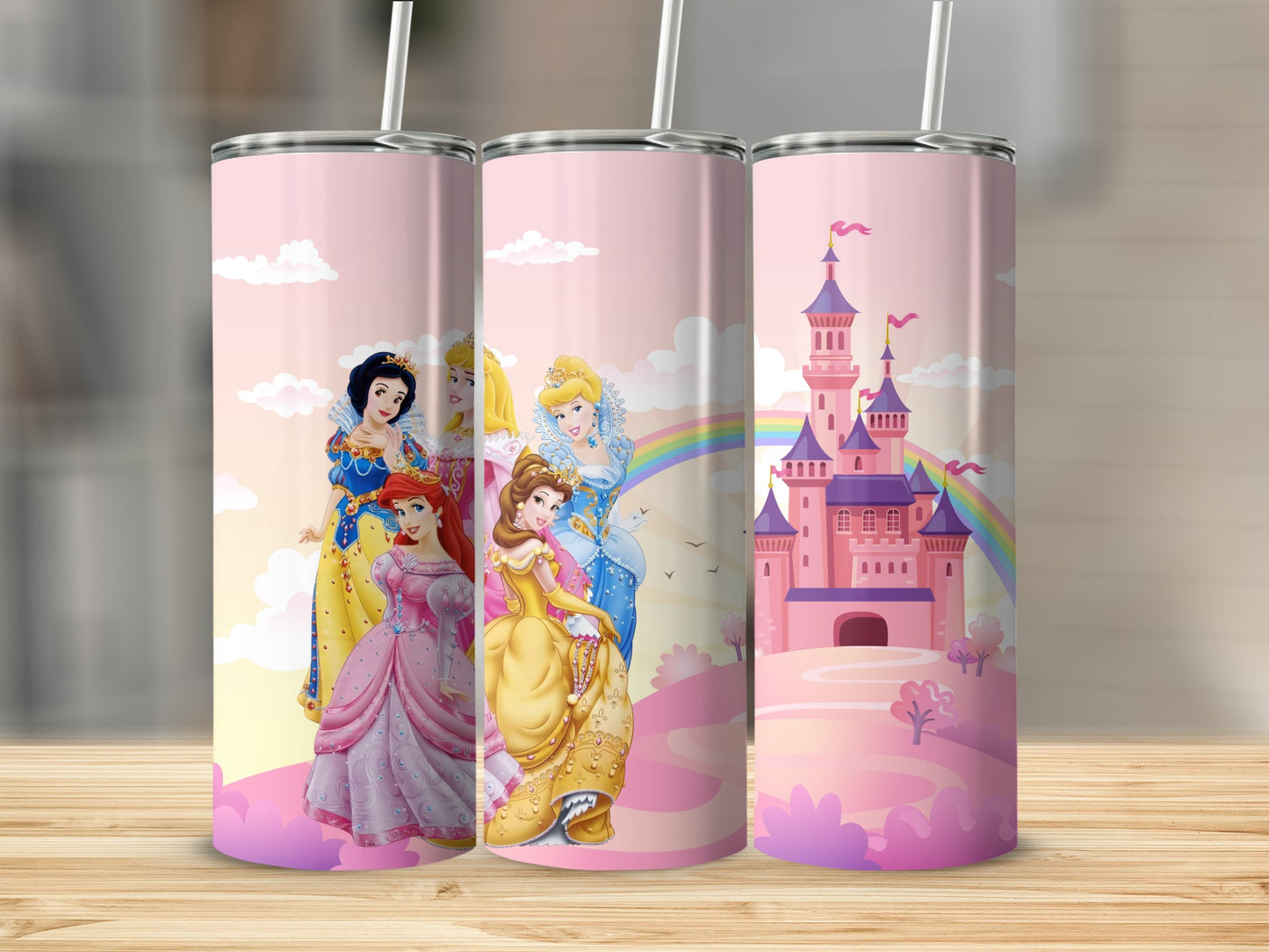 Magical Princesses and Castle Design Tumbler