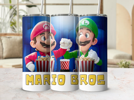 Mario Bros Insulated Tumbler for Hot and Cold Drinks