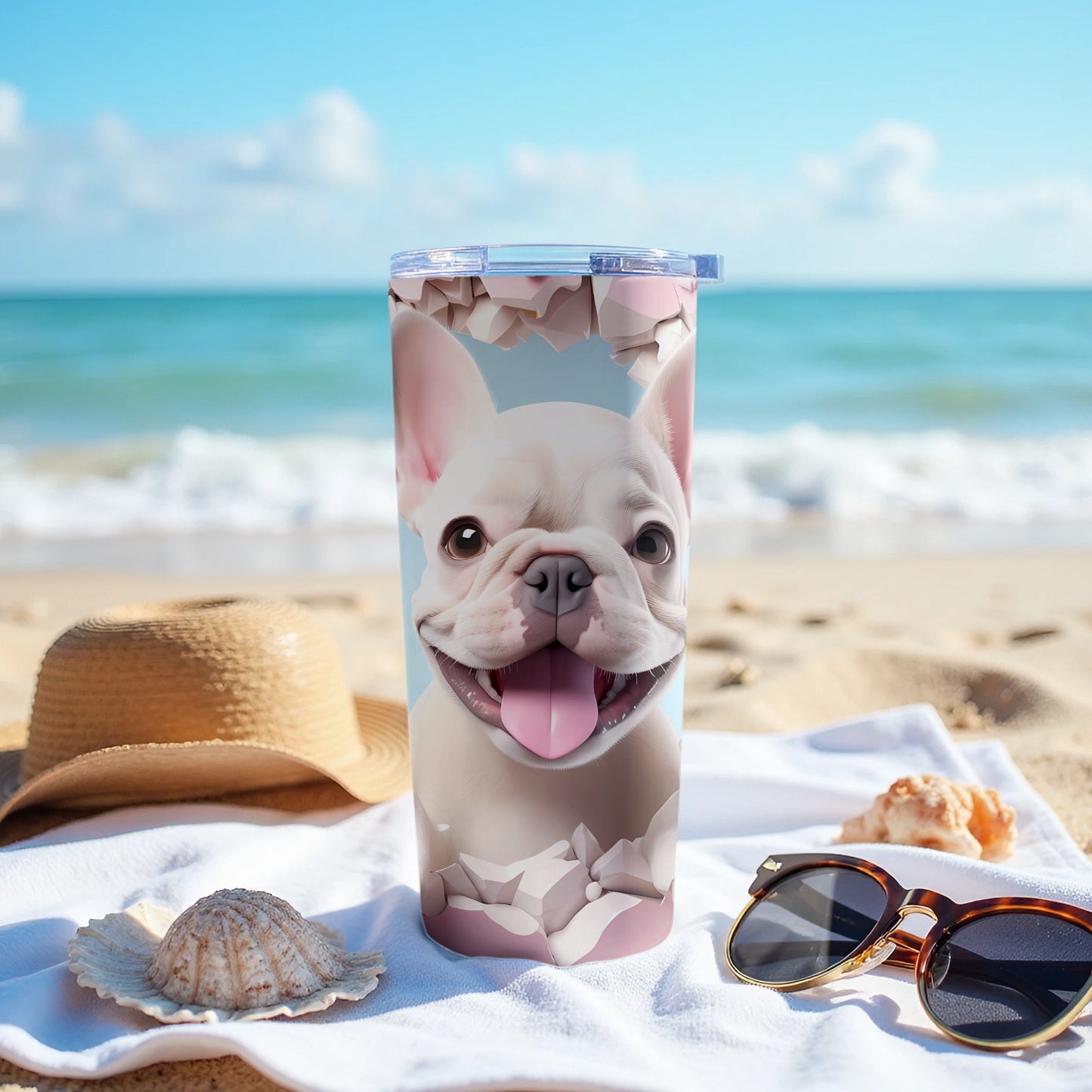 Happy French Bulldog Tumbler Pink Crack Design product type
French Bulldog
Frenchie
Dog Lover
Cute Dog
Happy Puppy
Pet Accessory
Tumbler
Drinkware
Travel Mug
Insulated Cup
Summer Drinkware
Beach Day
Ocean Vibes
Animal Design
Pink Aesthetic
Cracked Art
Beverage Holder
Gift Idea
Dog Print
Character Tumbler