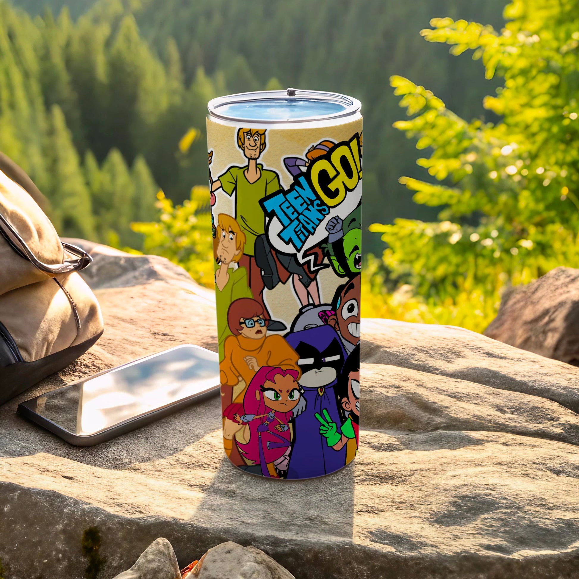 Teen Titans GO and Scooby-Doo Characters Tumbler
