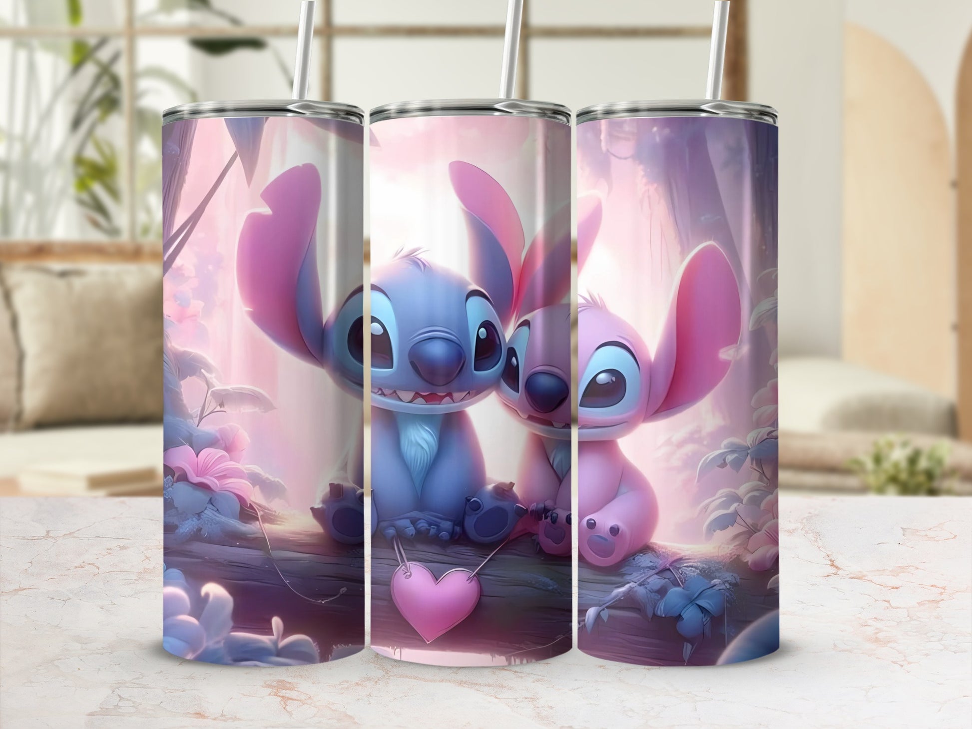 Cute Cartoon Characters Design Insulated Tumbler