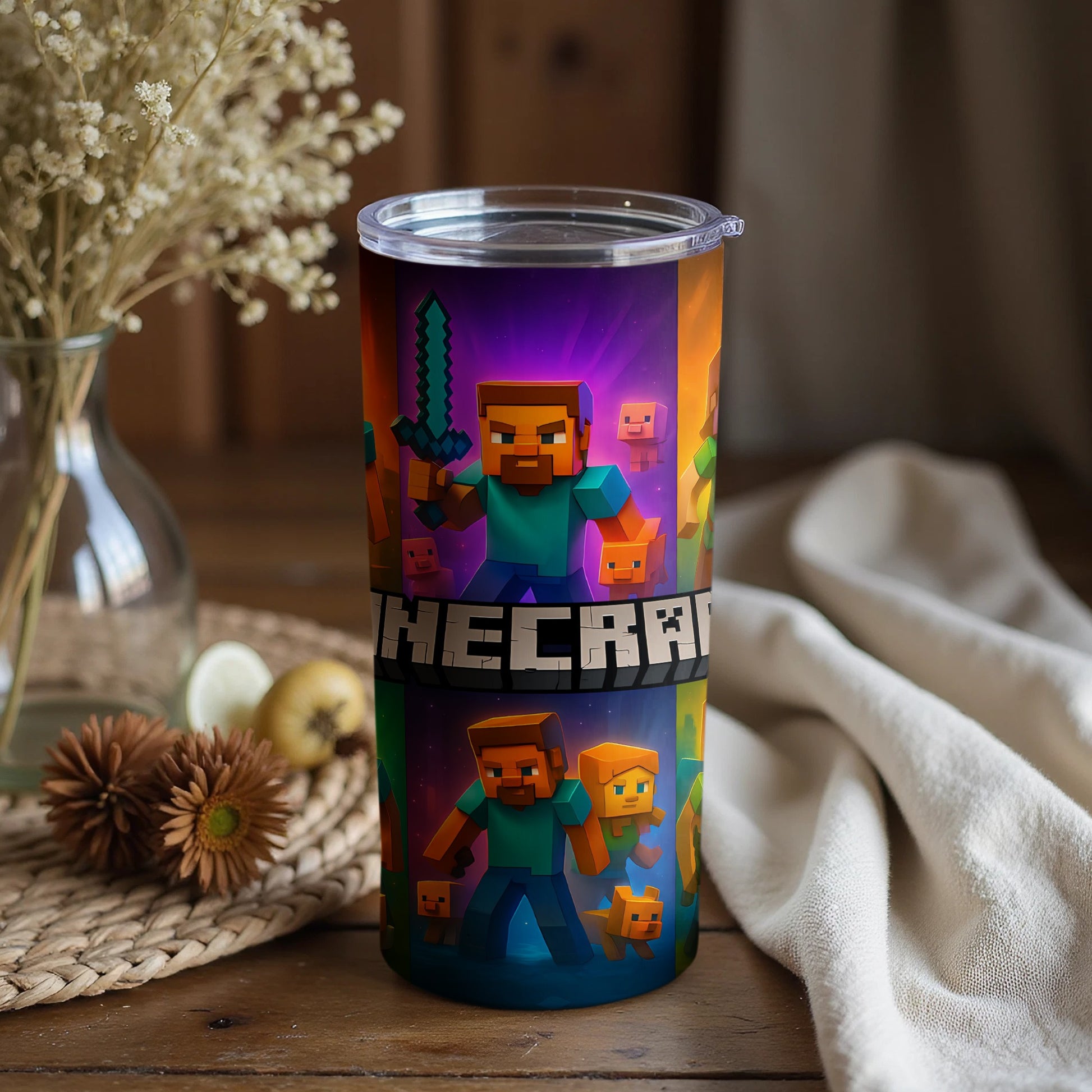 Minecraft Themed Character Adventure Tumbler
