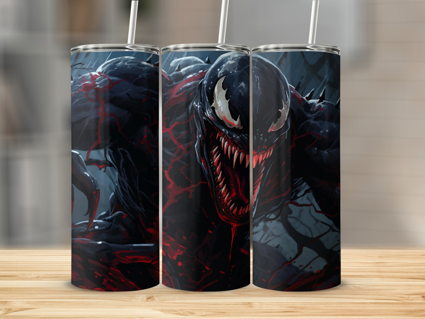 Dark Villain Design Custom Tumbler Stainless Steel Flask