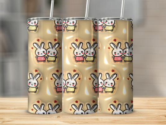 Cute Bunny Design Tall Tumblers Perfect for Any Occasion