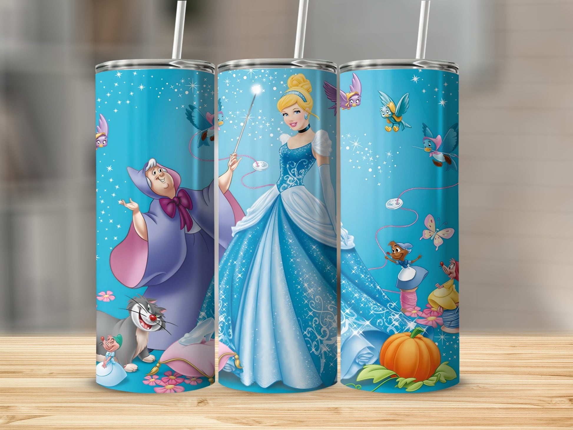Cinderella Themed Magical Fairy Tale Tumbler