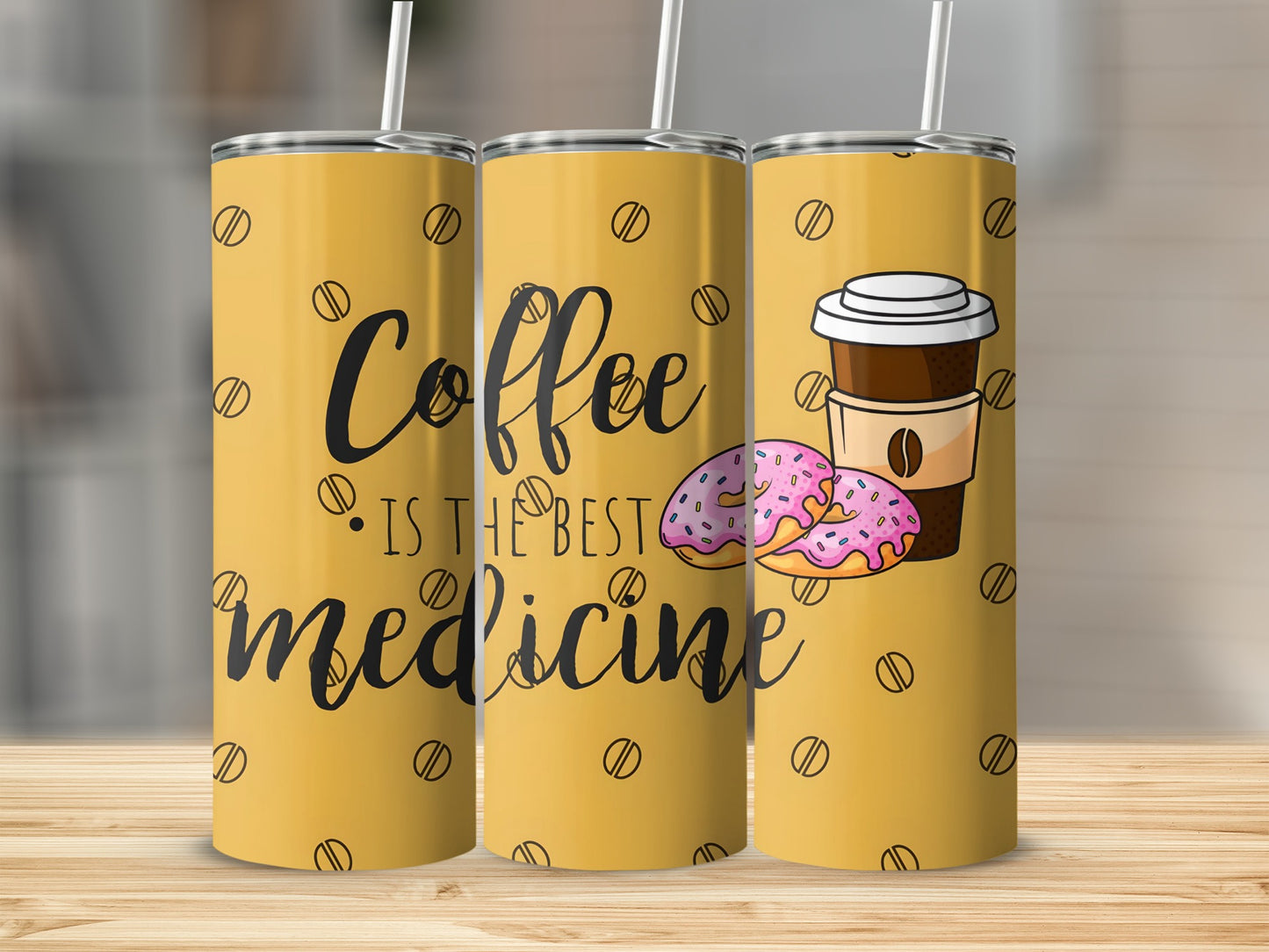 Coffee Is The Best Medicine Insulated Tumbler