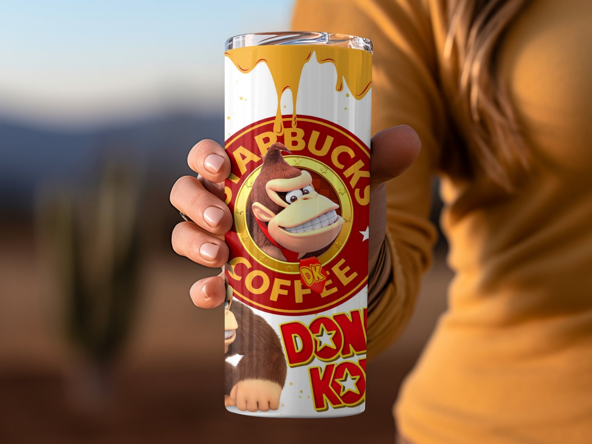 Starbucks Coffee Donkey Kong Insulated Tumbler Cup