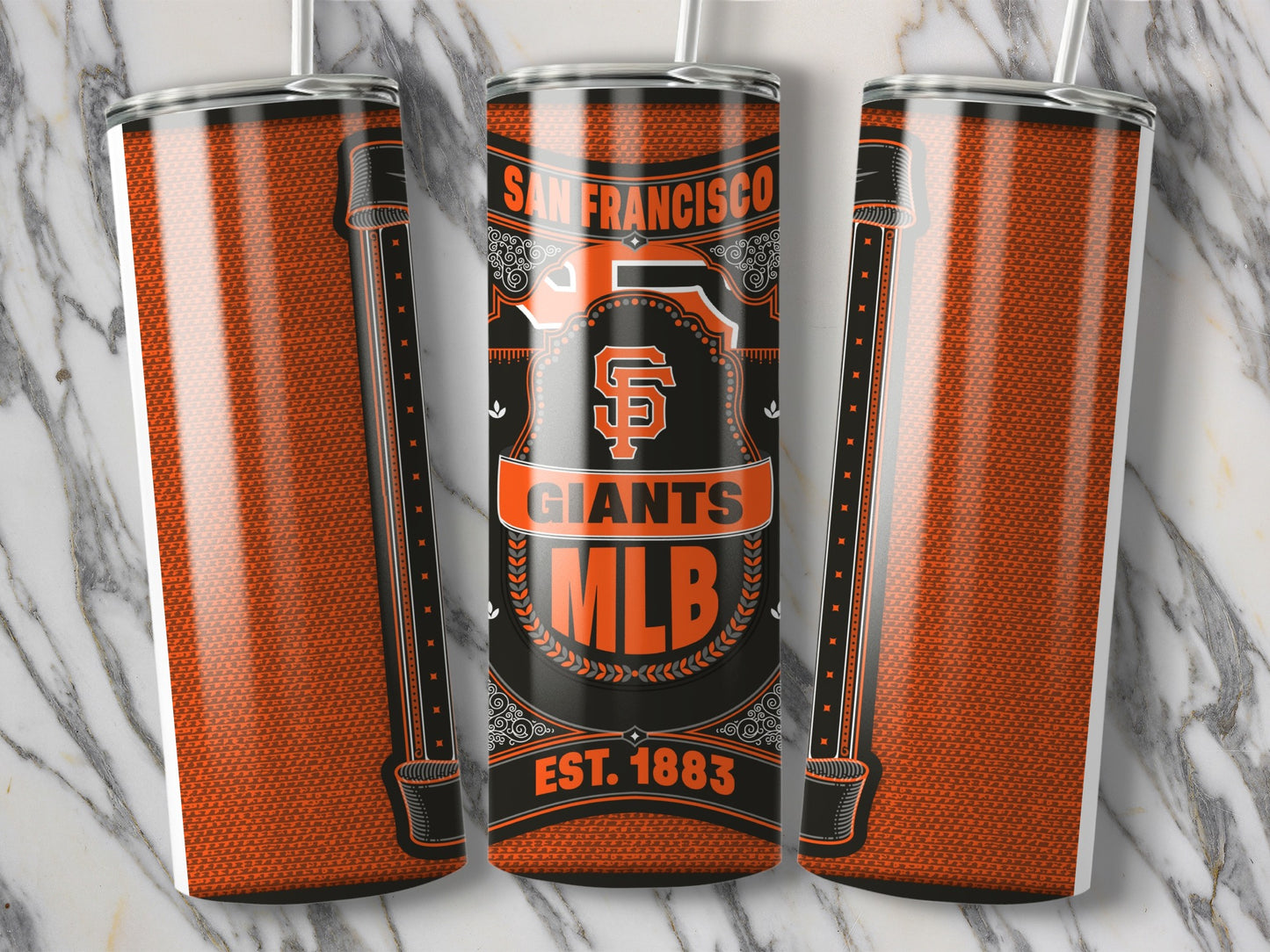 San Francisco Giants MLB Established 1883 Design Tumbler