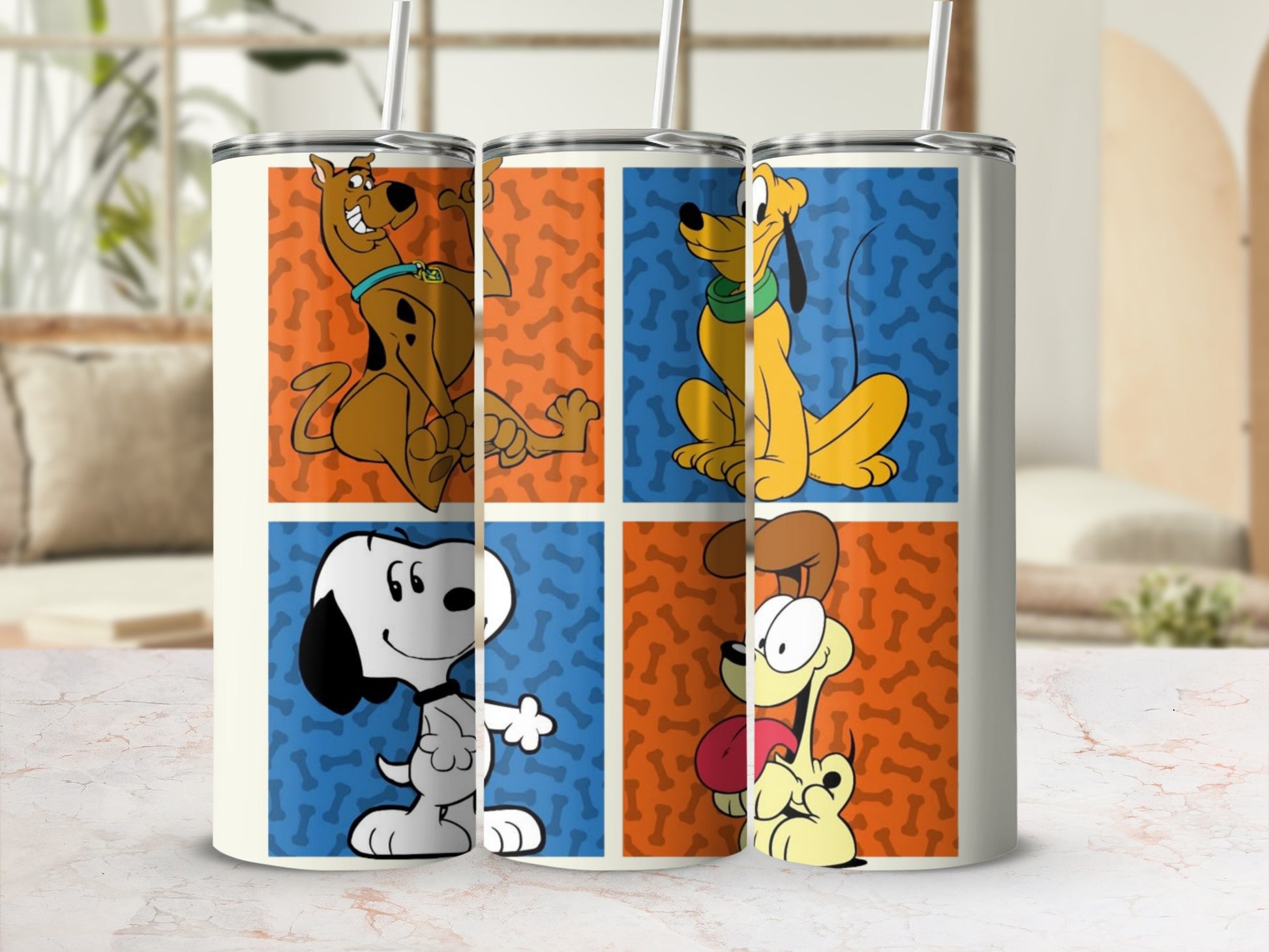 Classic Cartoon Characters Design Insulated Tumbler