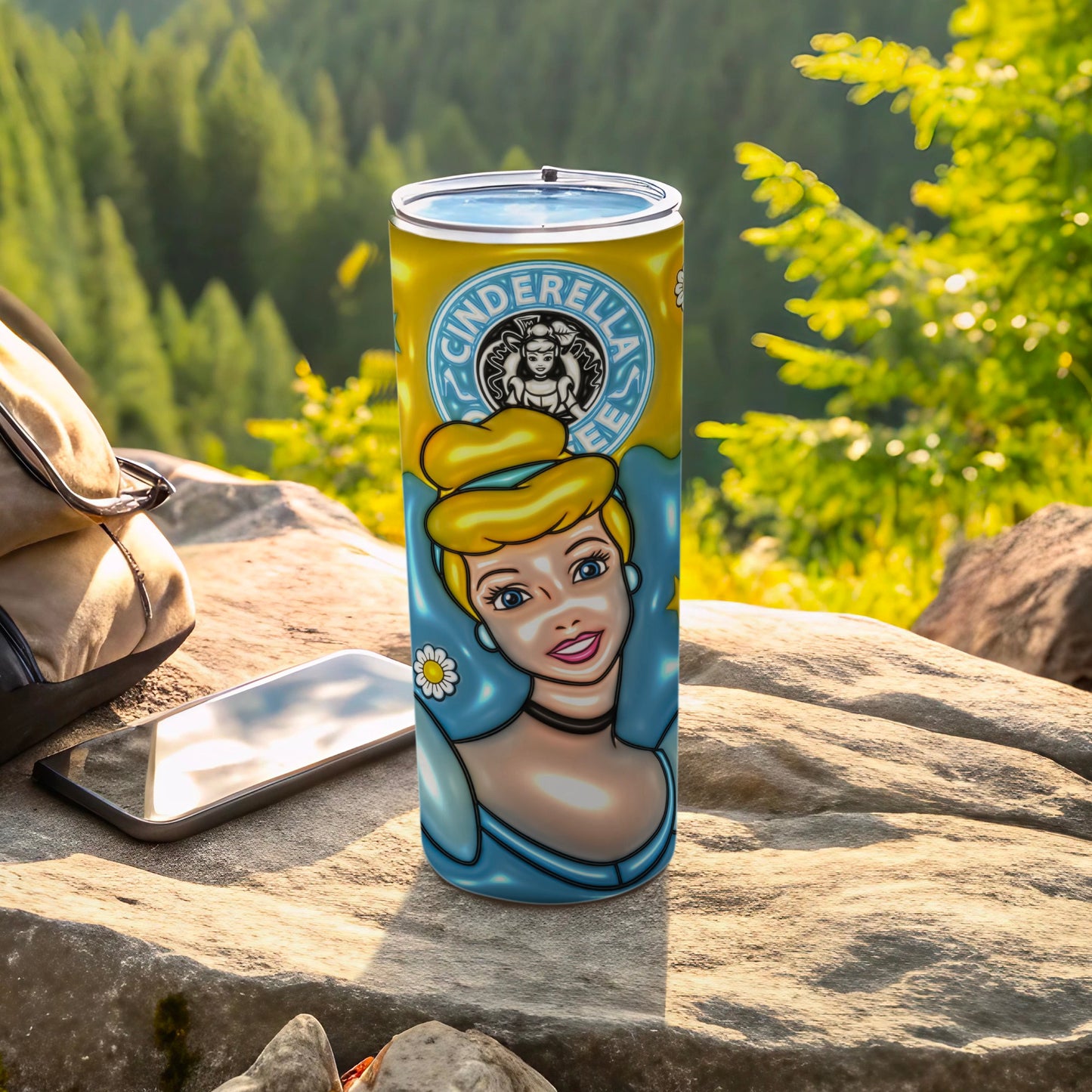 Cinderella Travel Tumbler for Outdoor Adventures
