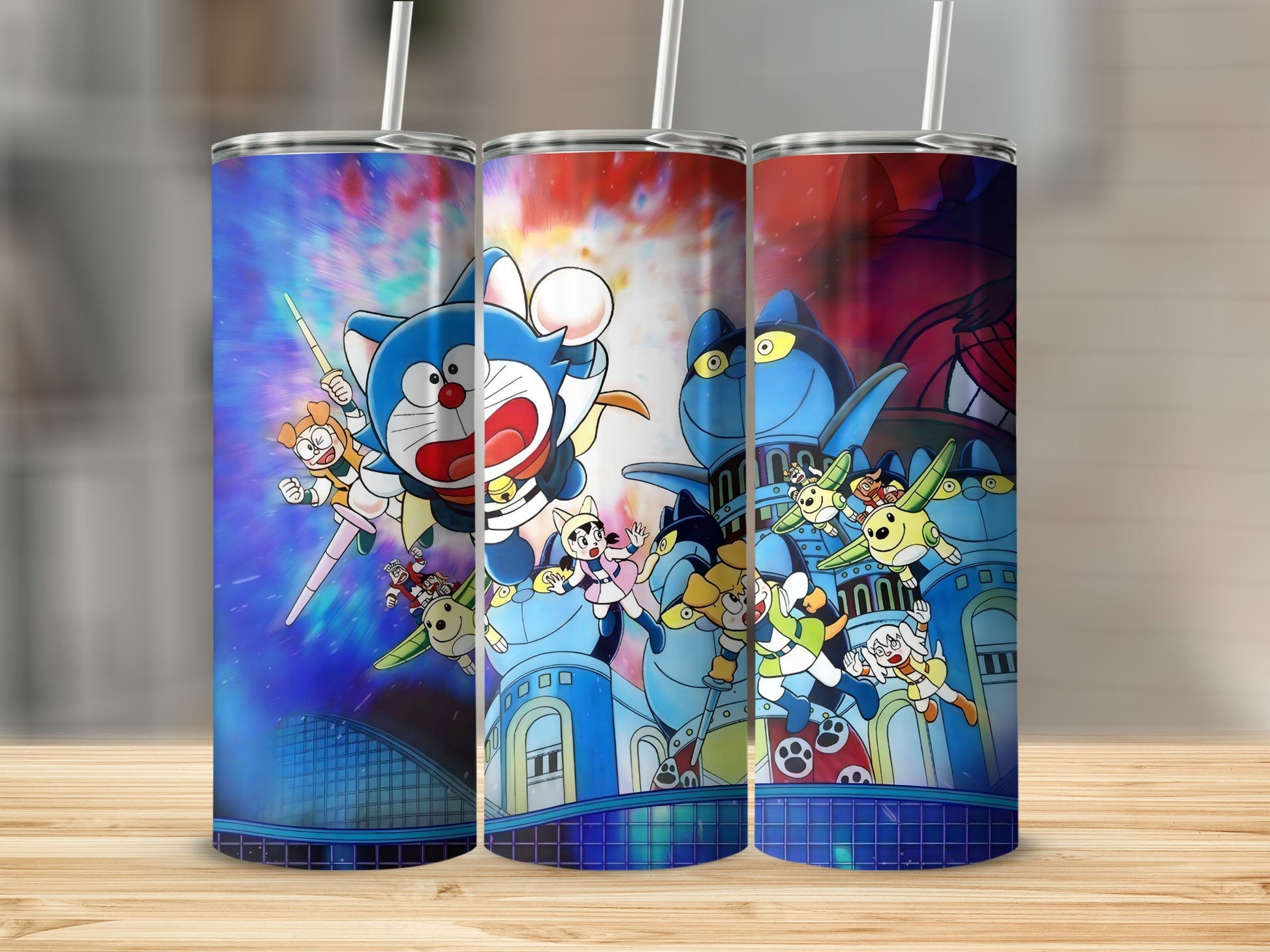 Anime Character Graphic Artwork Stainless Steel Tumbler