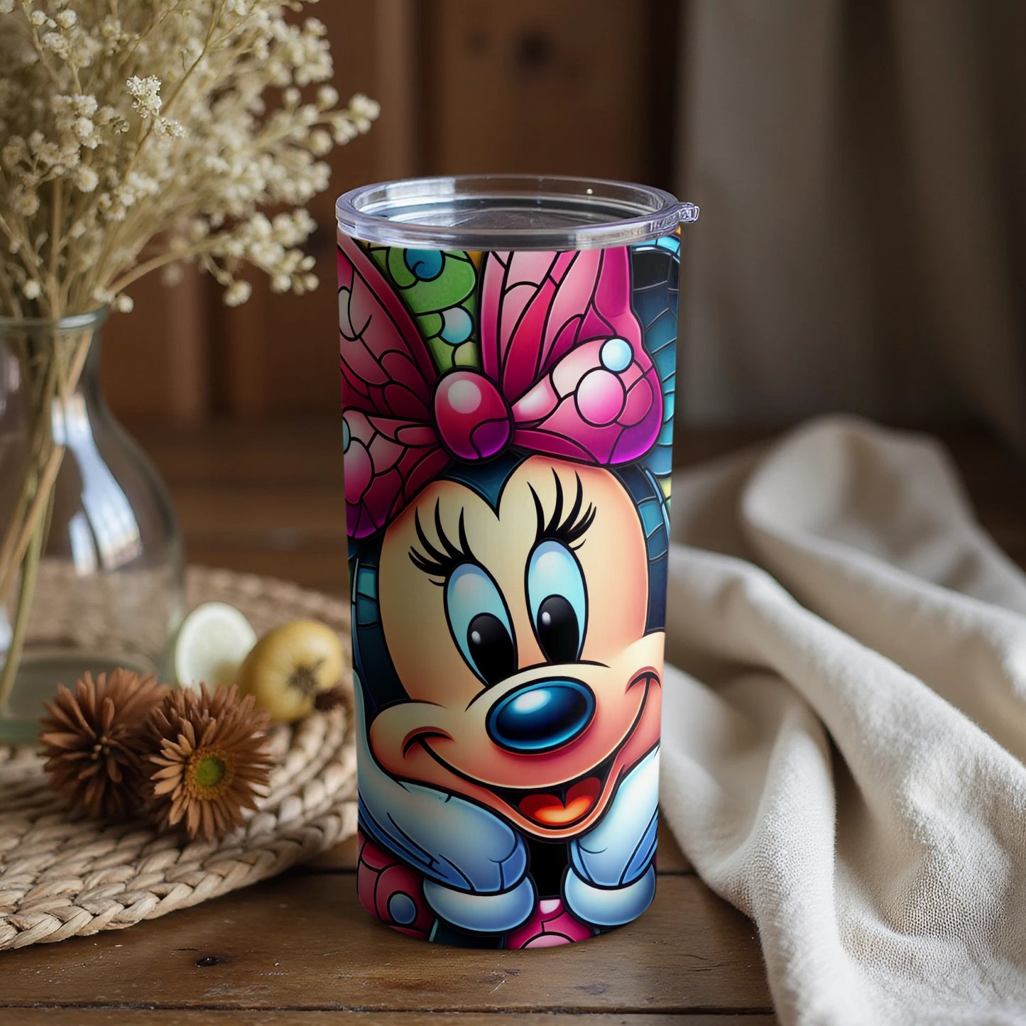 Playful Cartoon Character Design Beverage Tumbler