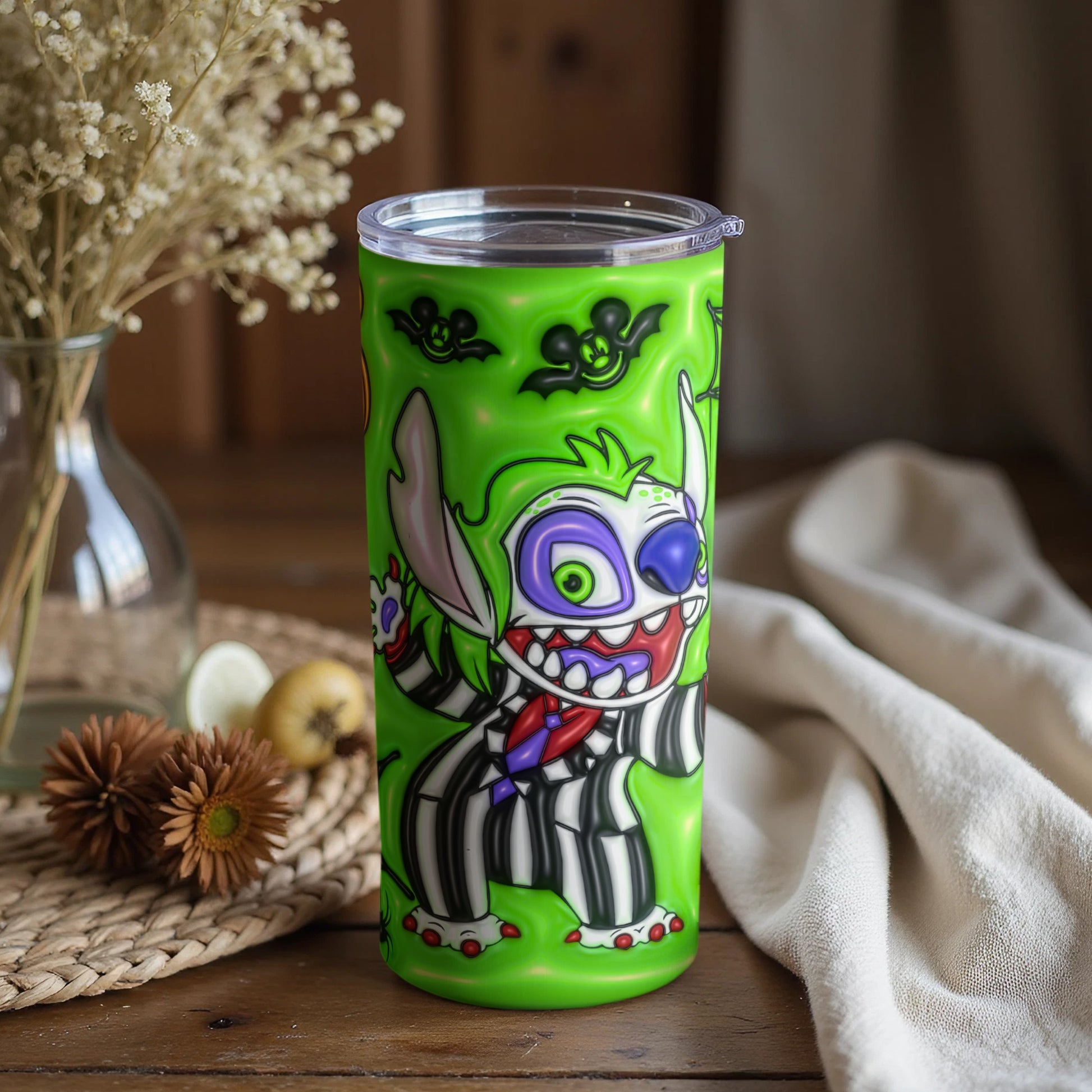 Vibrant Colorful Joker Themed Tumbler for Unique Style