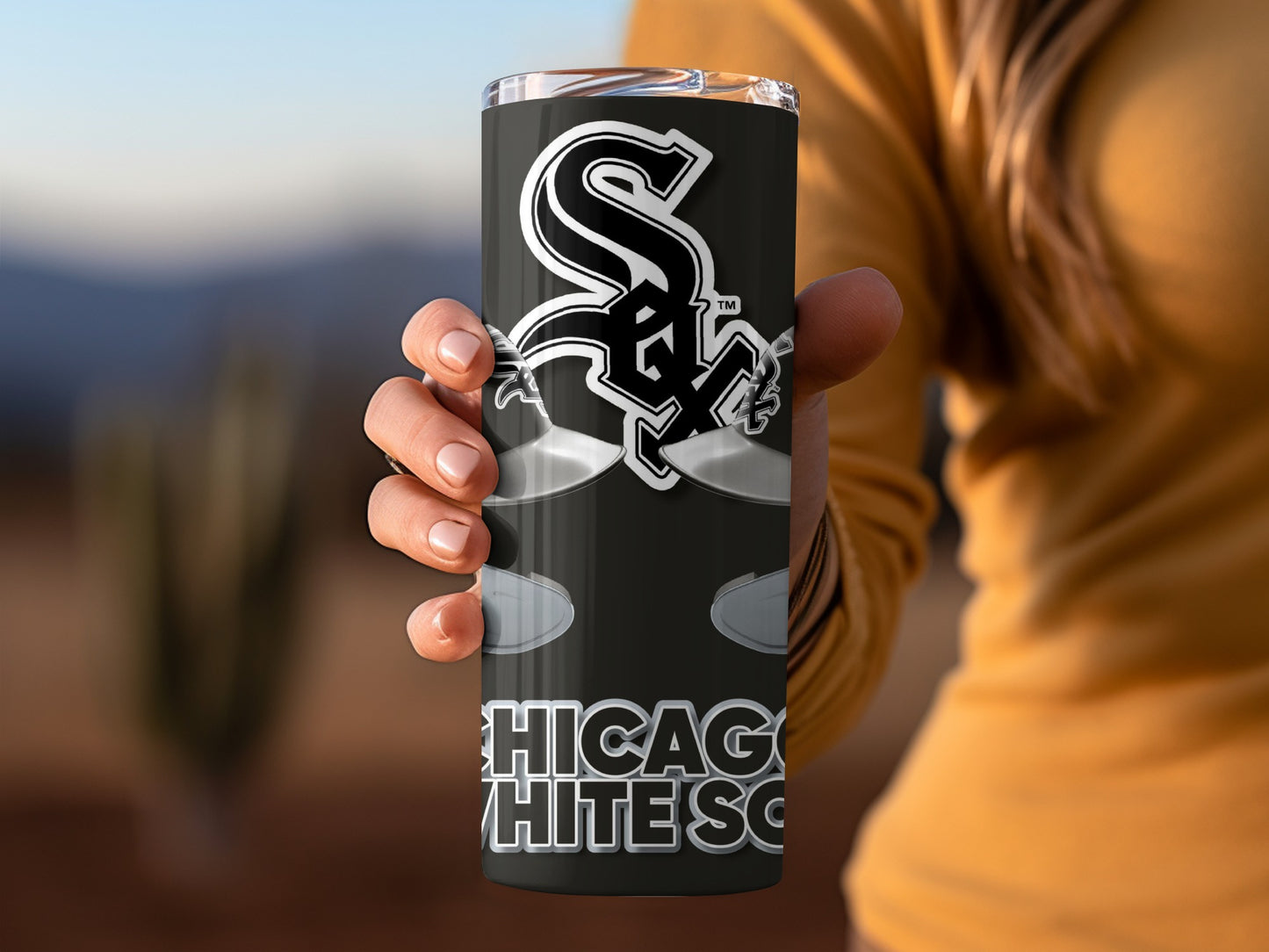 Chicago White Sox Helmets Sports Team Logo On Tumblers