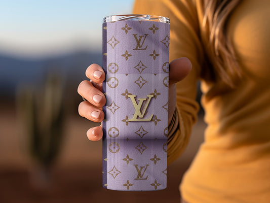 Stylish Purple Insulated Travel Tumbler for Daily Use