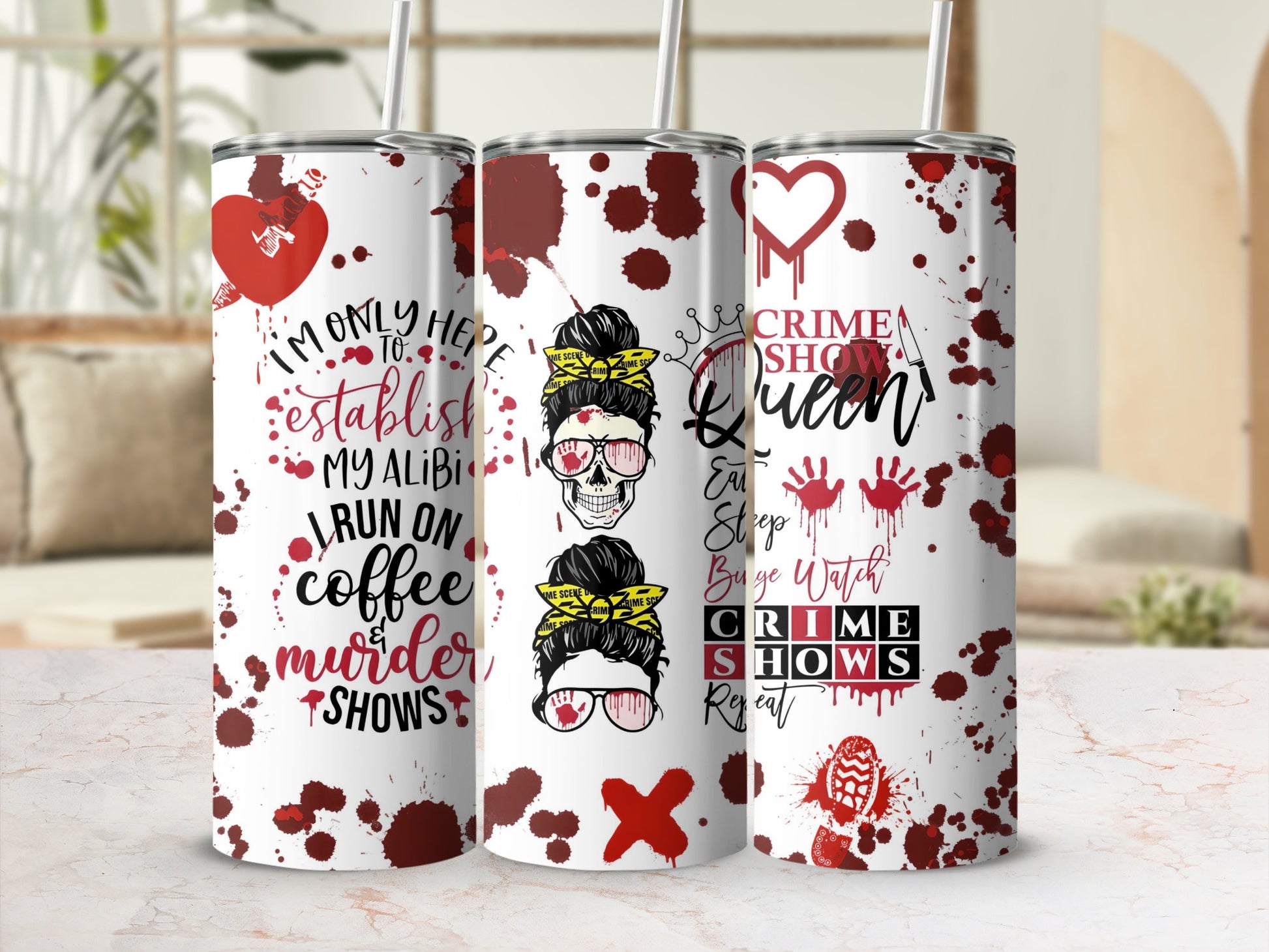 True Crime Themed Funny Coffee Mug Crime Show Queen