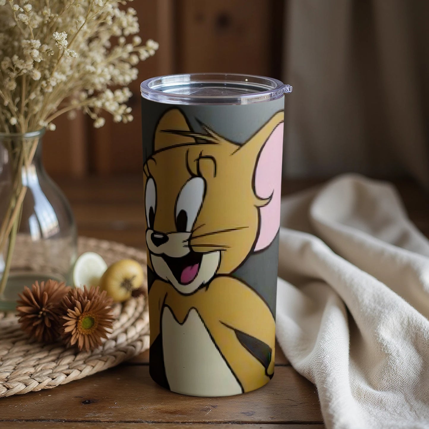 Tom and Jerry Tumbler Cartoon Character Drinkware