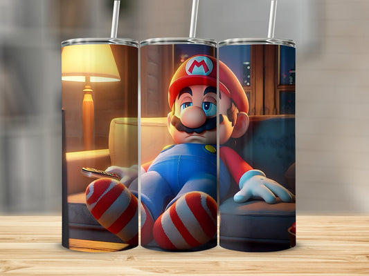 Iconic Video Game Character Relaxing Tumbler Cup