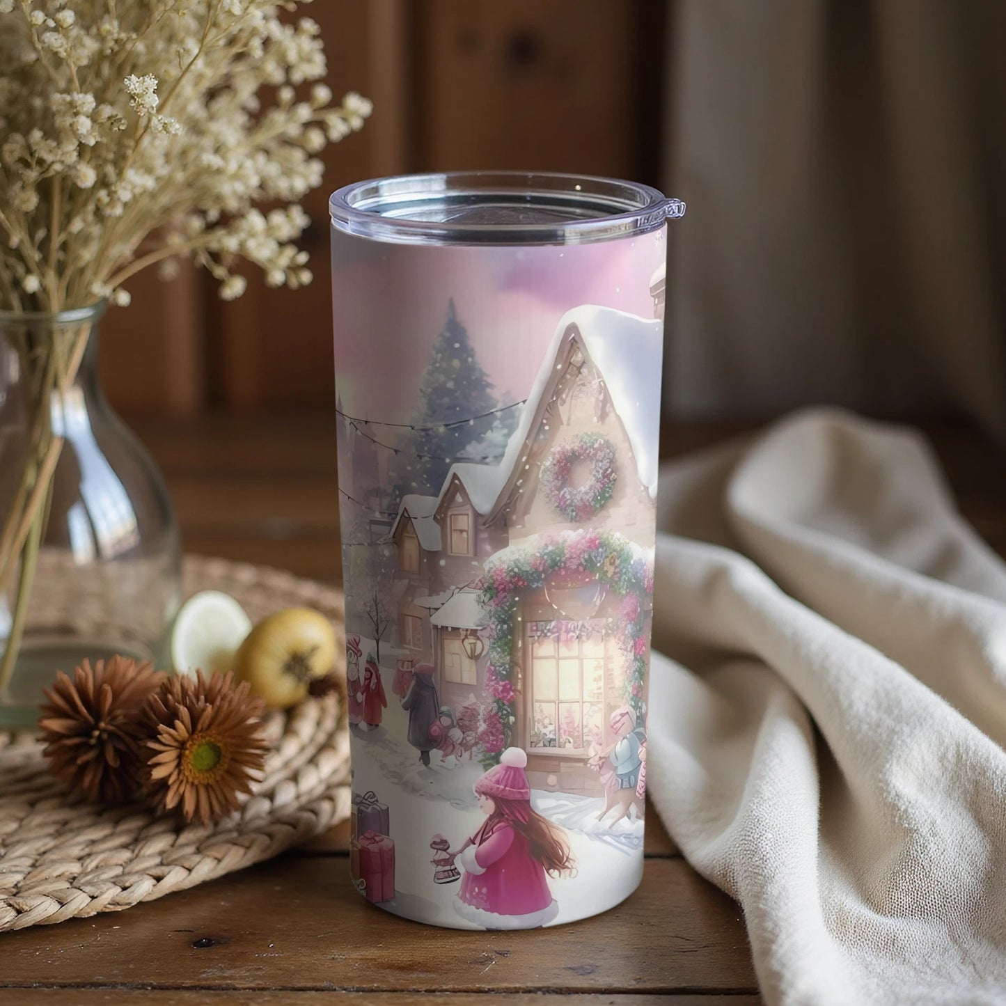 Enchanting Holiday Season Winter Wonderland Tumbler