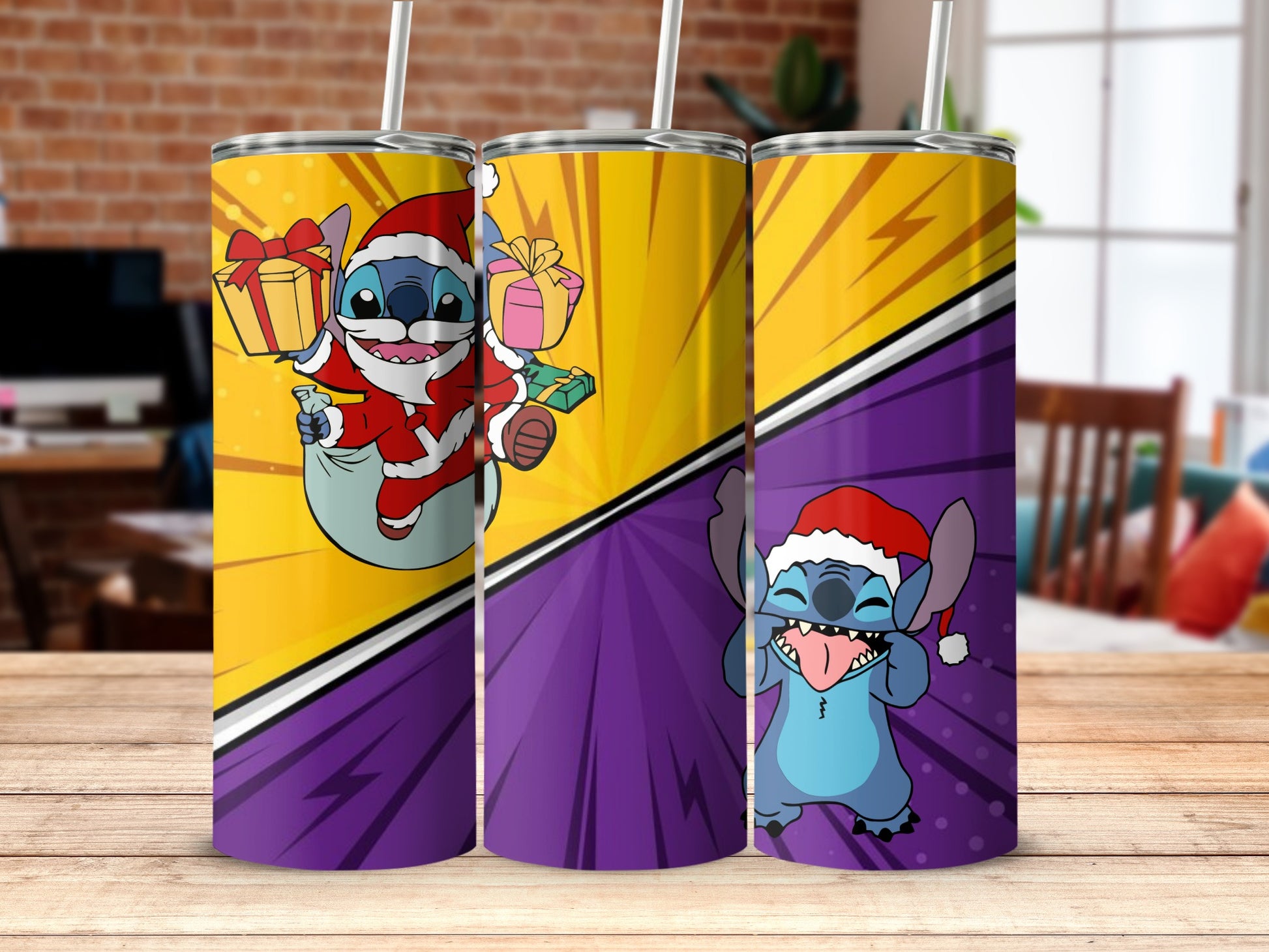 Holiday Cartoon Characters Tumblers for Fun Beverage