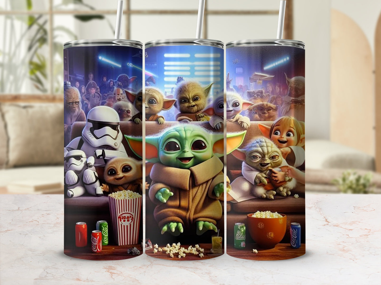 Adorable Characters Fan Art Tumbler Collection