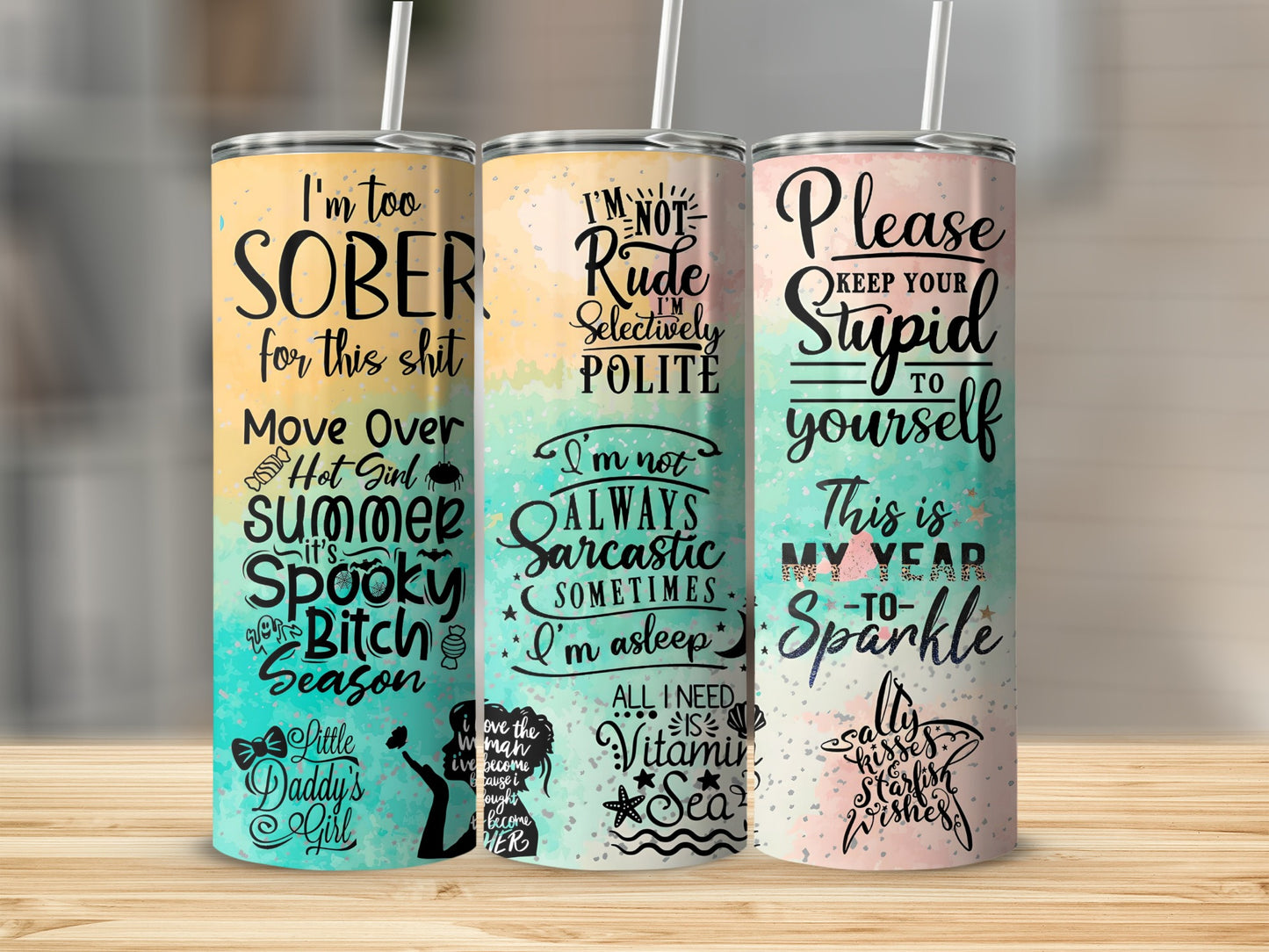 Sober Selectively Polite Year to Sparkle Tumbler Cups