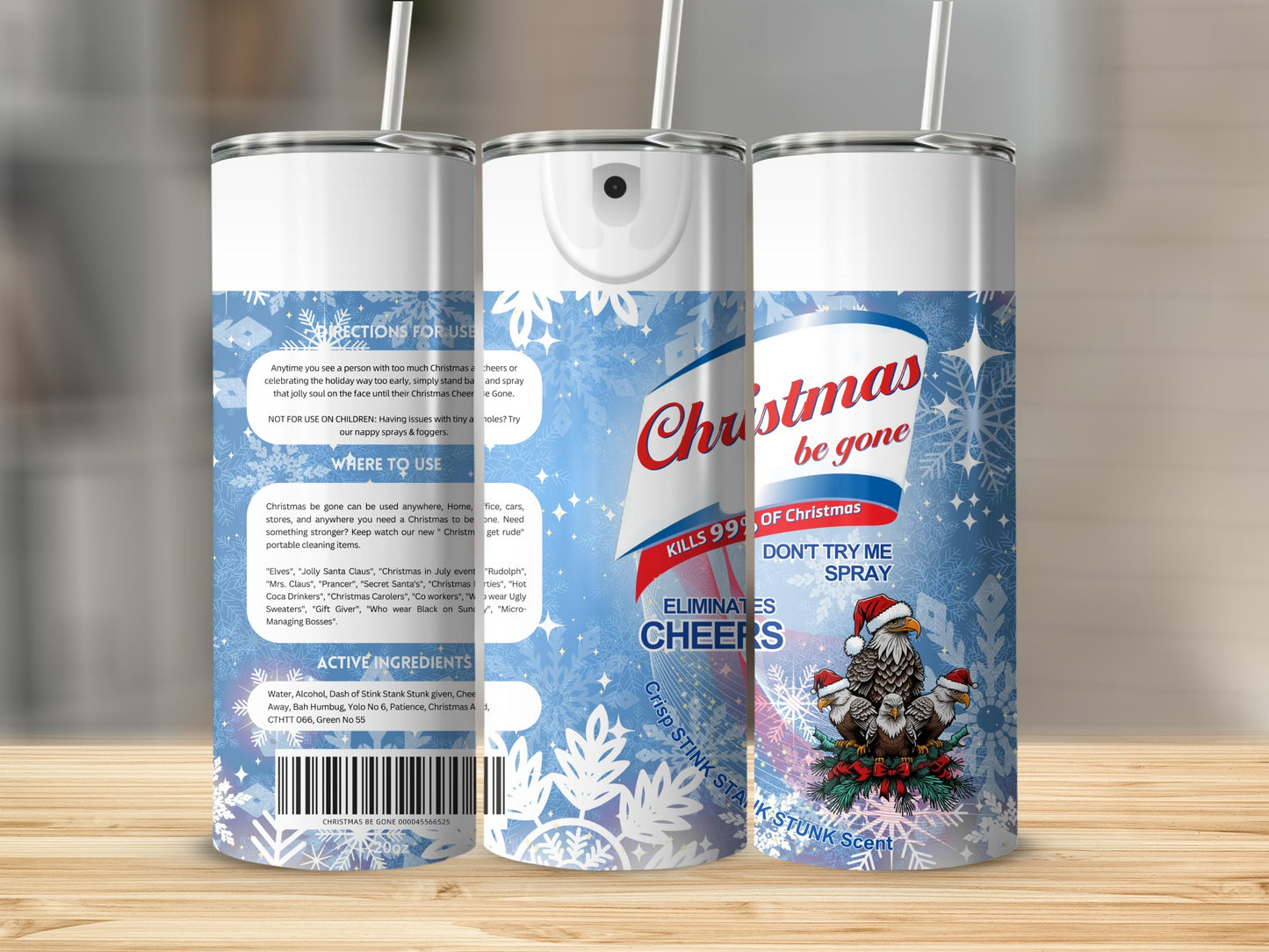 Christmas Be Gone Eliminate Cheer Spray Product