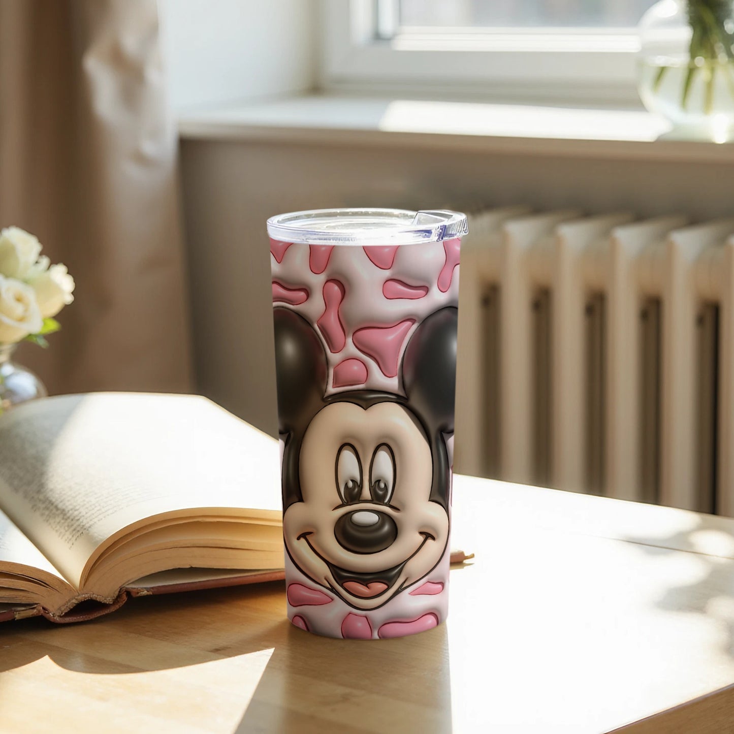 Mickey Mouse Pink Design Insulated Tumbler