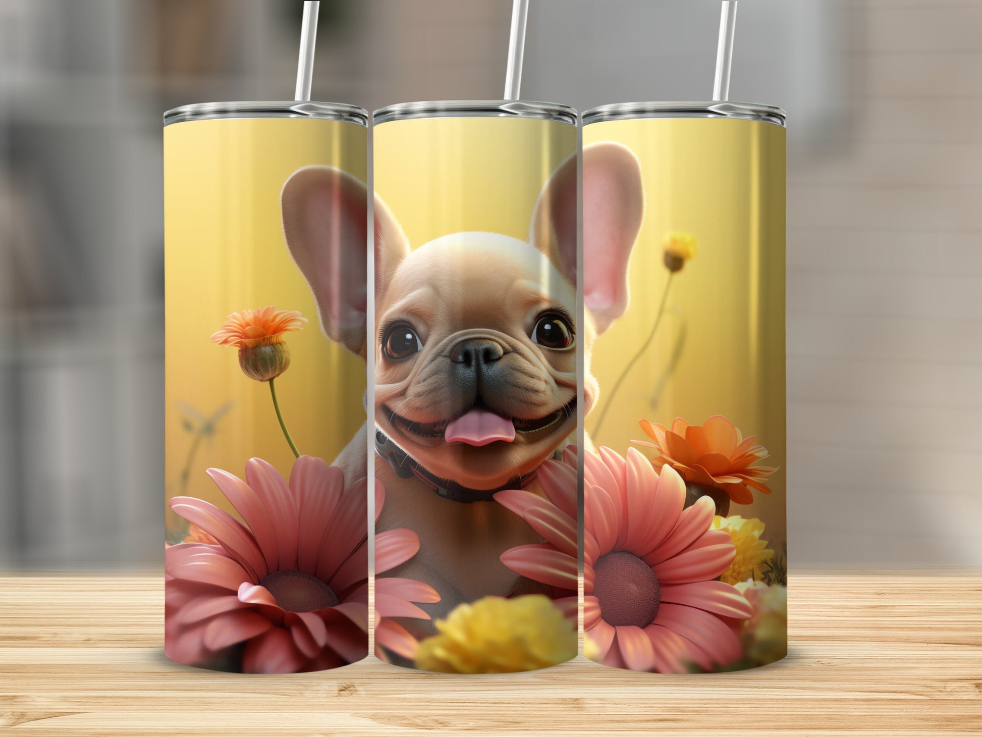 Cute French Bulldog Smiling Flowers Yellow Background product type
French Bulldog, Frenchie, Puppy, Dog, Cute Dog, Happy Dog, Smiling Dog, Floral Design, Flowers, Pink Flowers, Orange Flowers, Yellow Background, Sunny Scene, Pet Art, Animal Lover, Spring Theme, Summer Vibe, Blossom Print, Adorable Pet, Dog Graphics