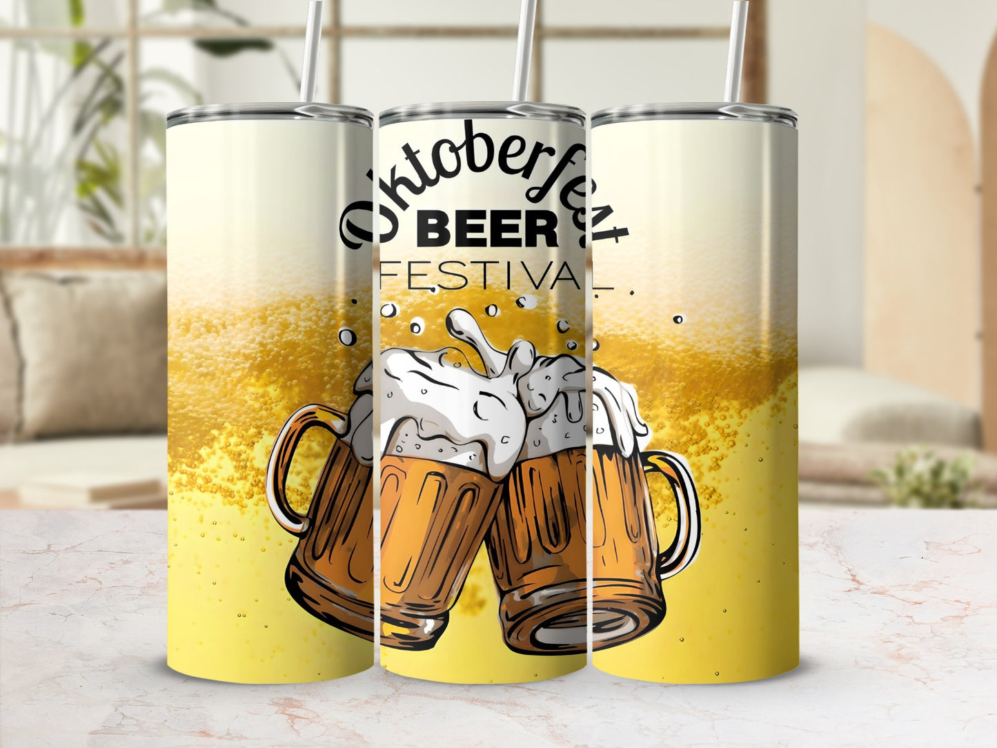 Oktoberfest Beer Festival Design Travel Tumbler Cup