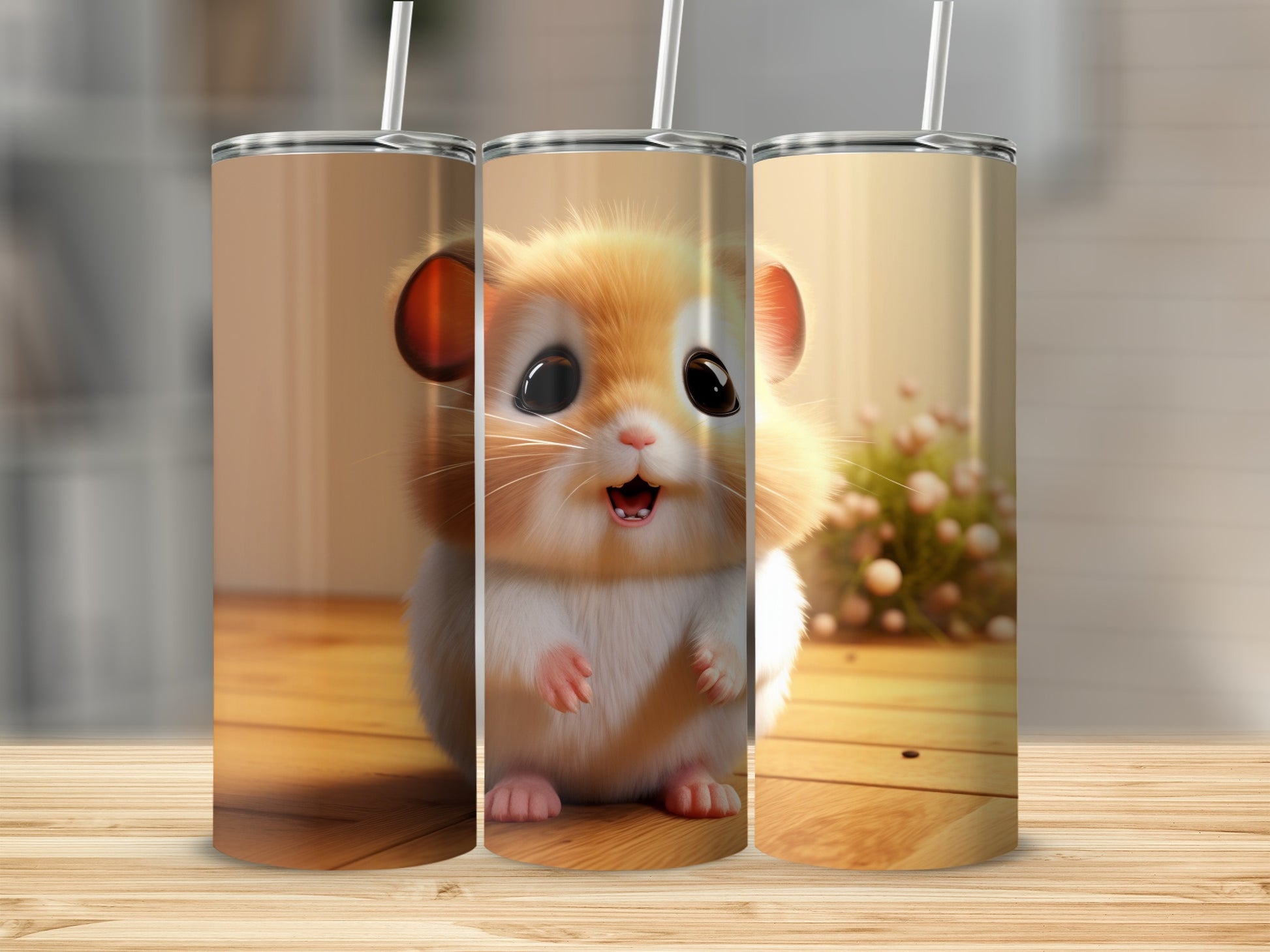 Adorable Hamster Tumblers for Cute Drinkware Enthusiasts