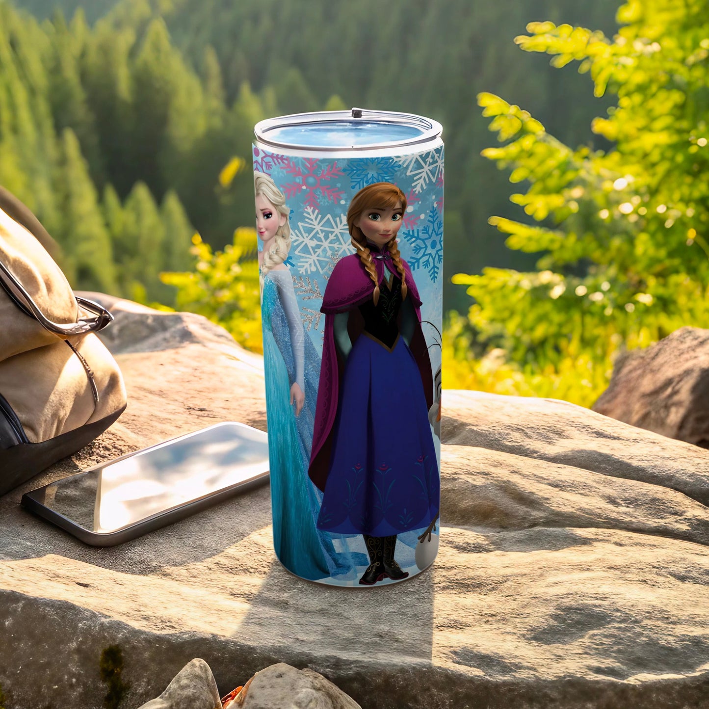 Frozen Sisters and Snowflakes Tall Tumbler Product