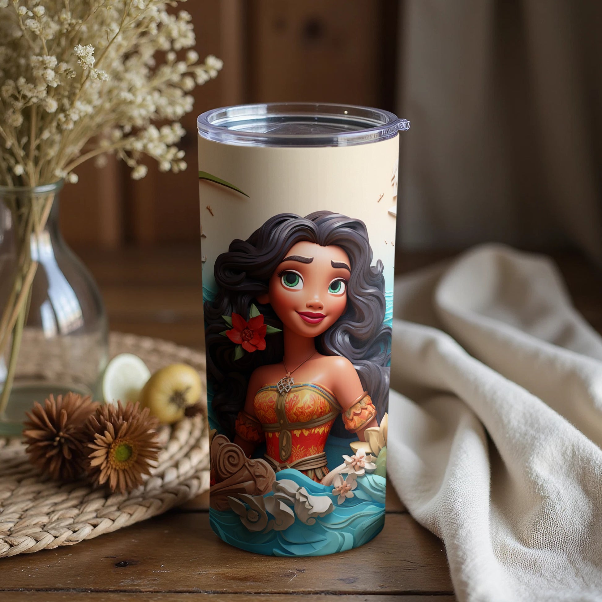Stunning Princess Artwork Insulated Tumbler