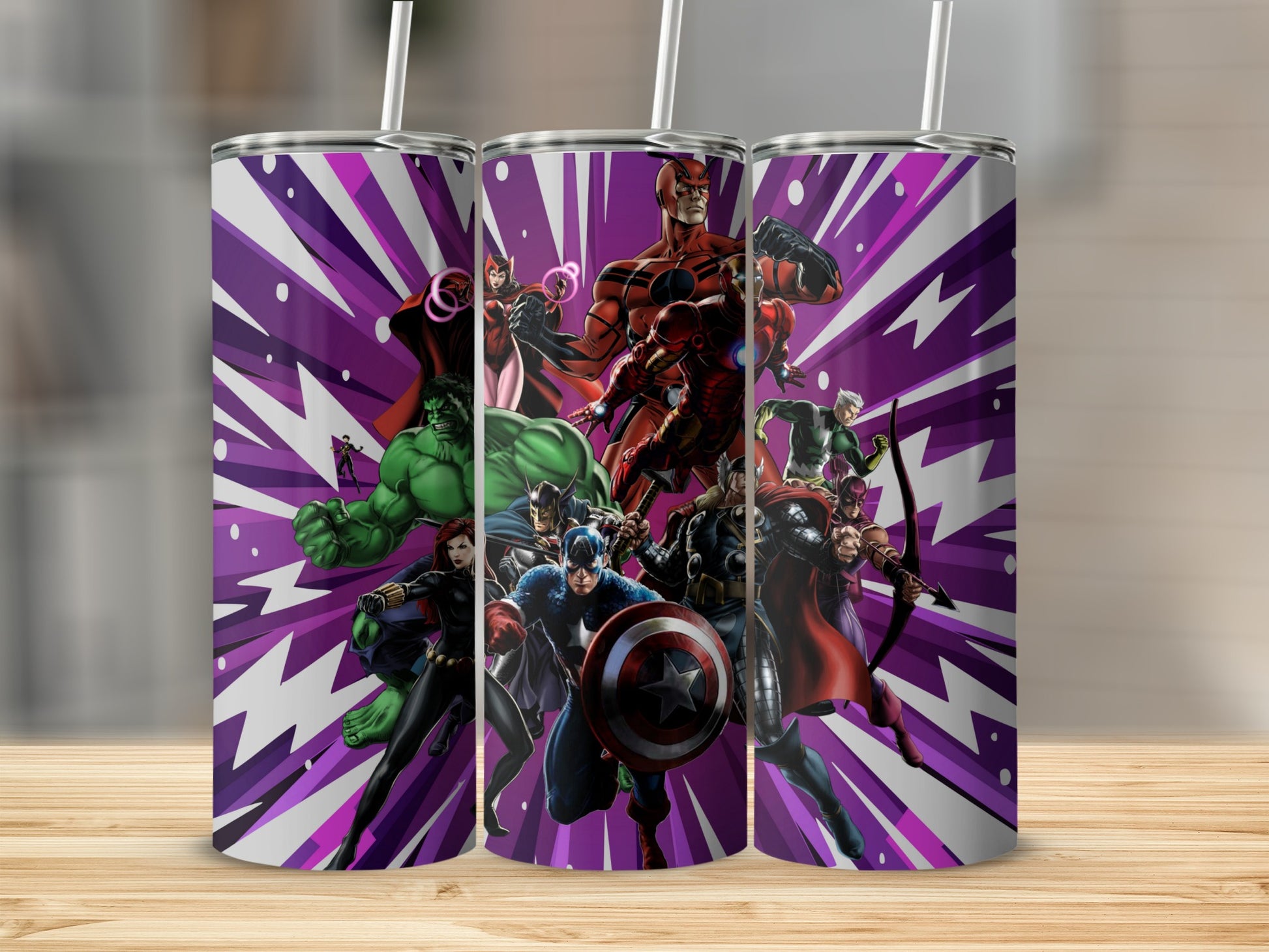 Marvel Superheroes Stainless Steel Tumbler Cup