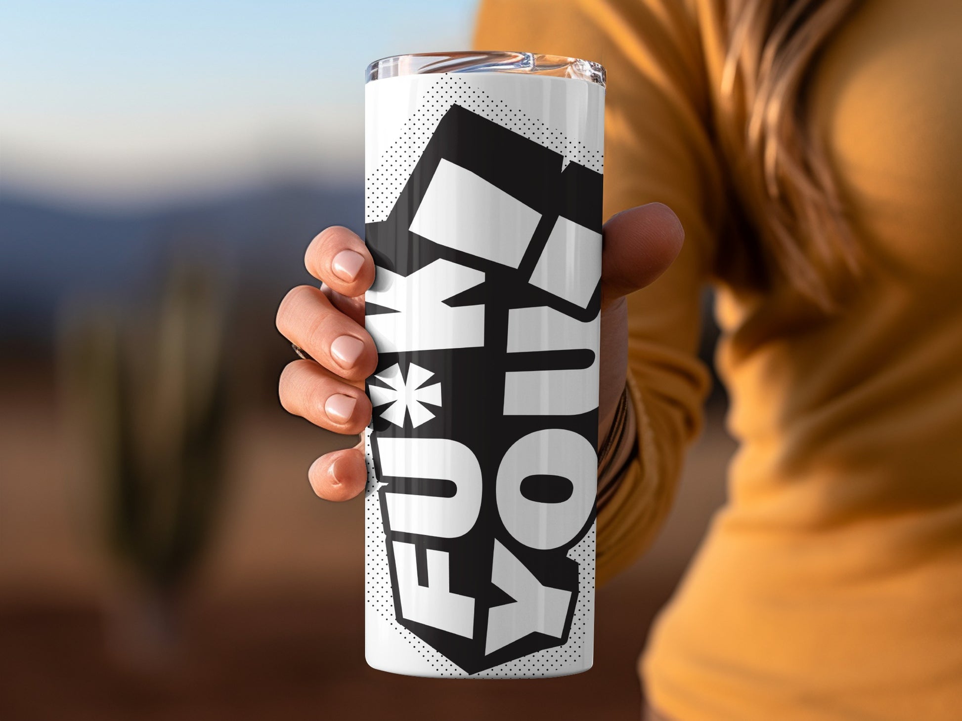 FU*K YOU! Artistic Insulated Beverage Tumbler
