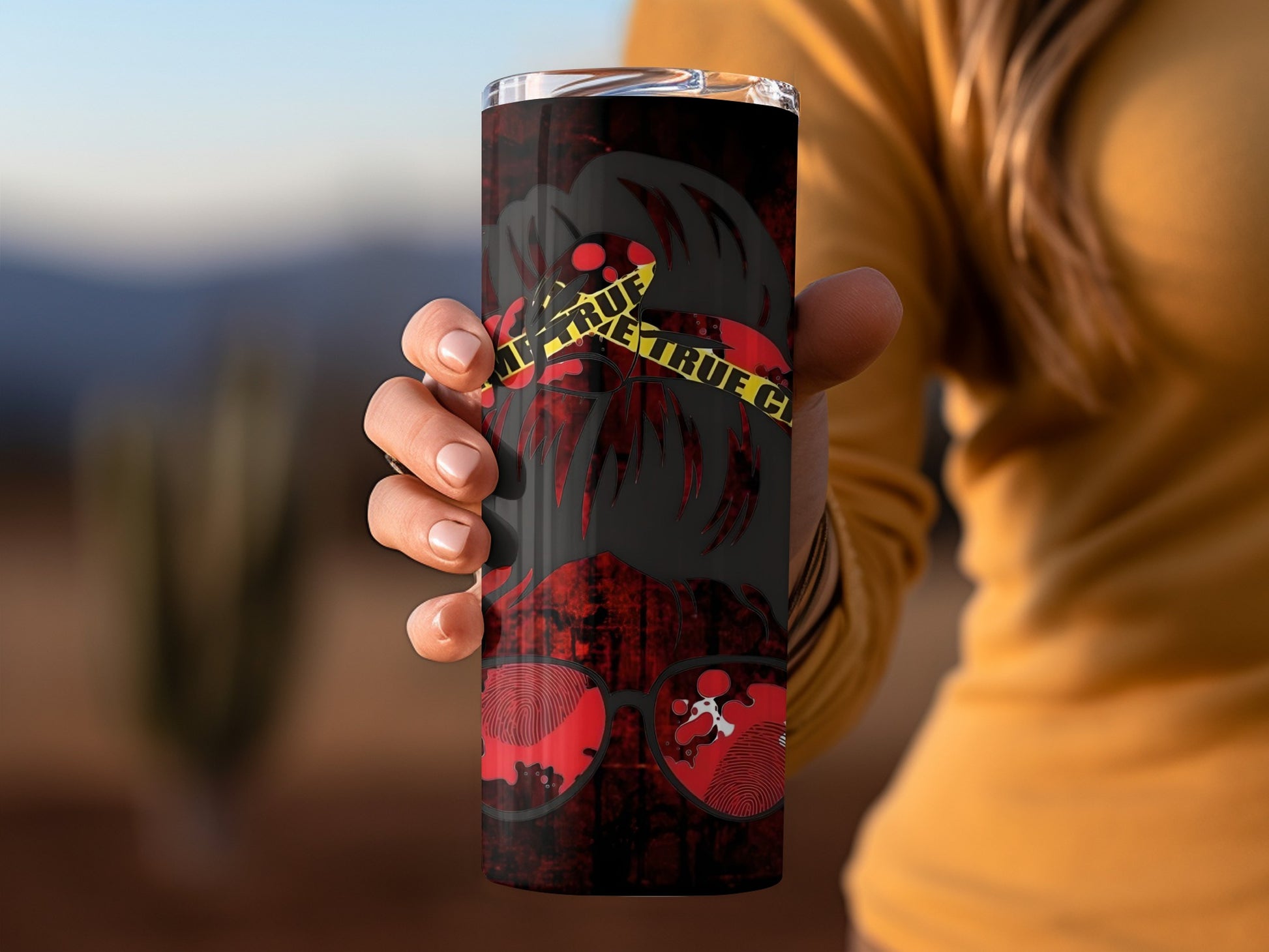 Rugged Adventure Claw Design Tumbler Cup
