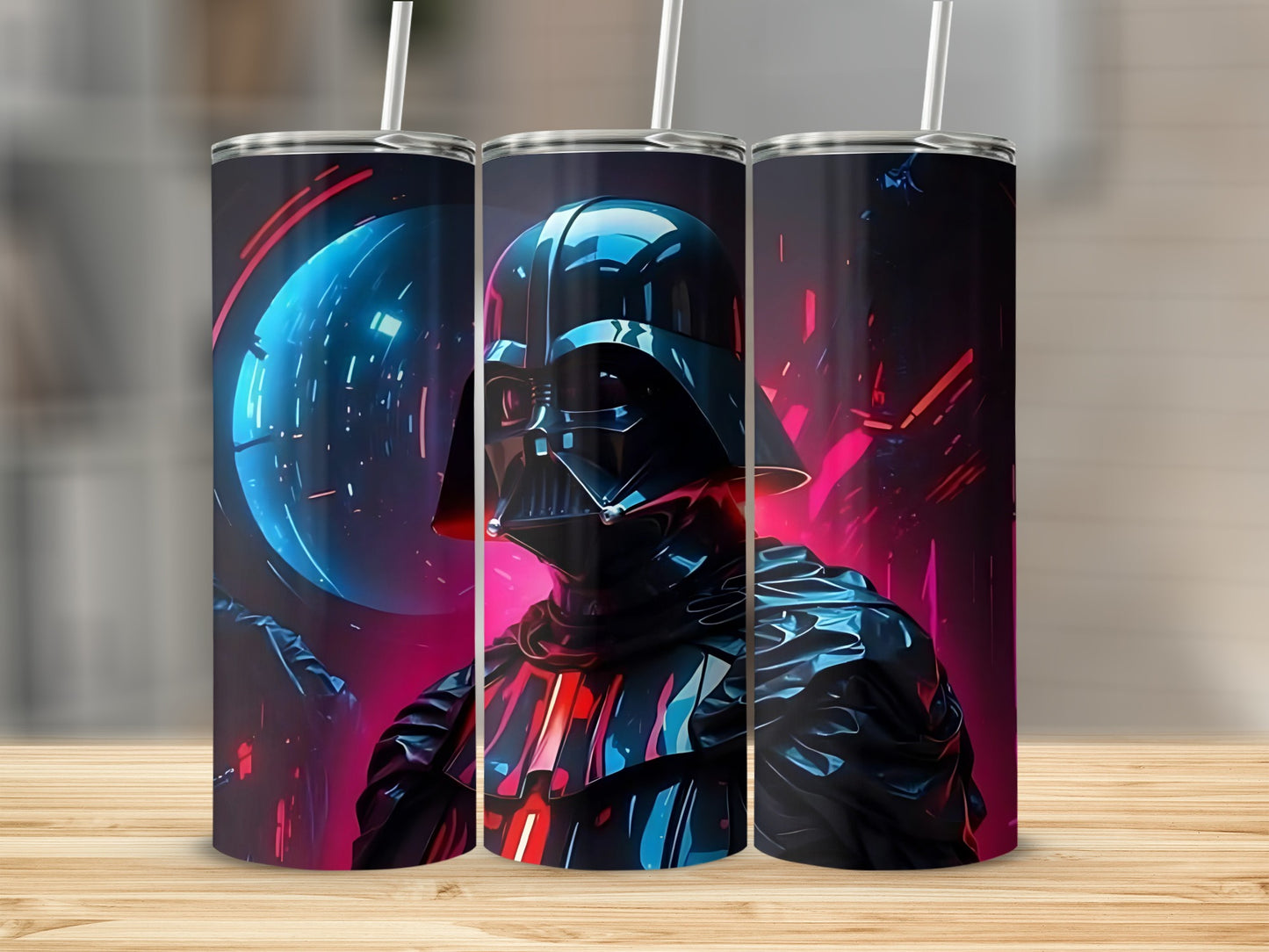 Cyberpunk Sith Lord Neon Glow Tumbler product type