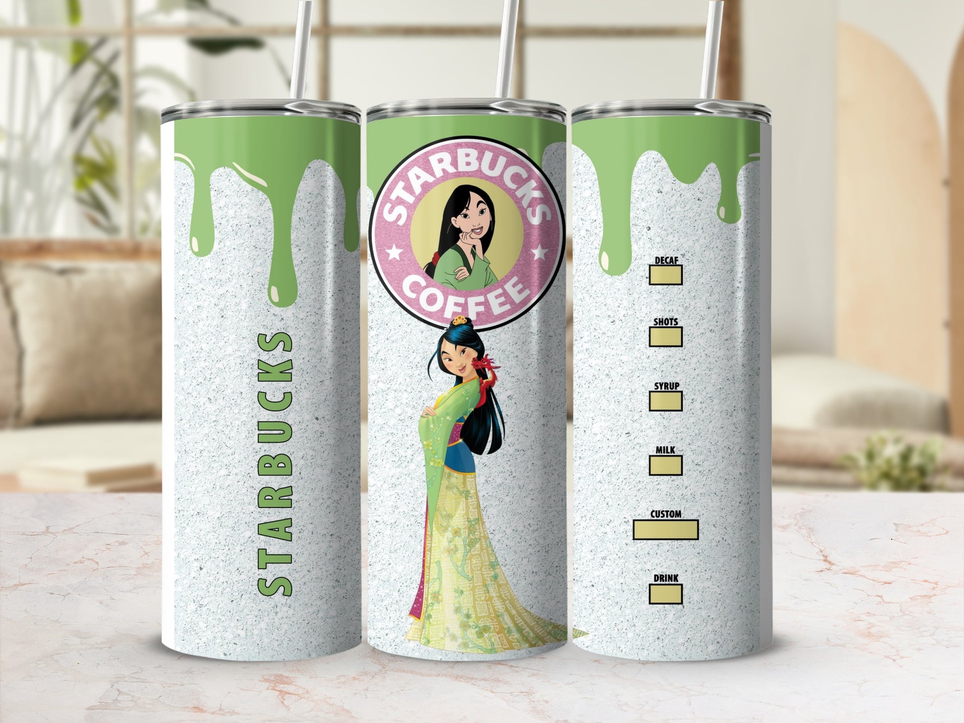 Starbucks Coffee Mulan Design Tumbler Cup Product