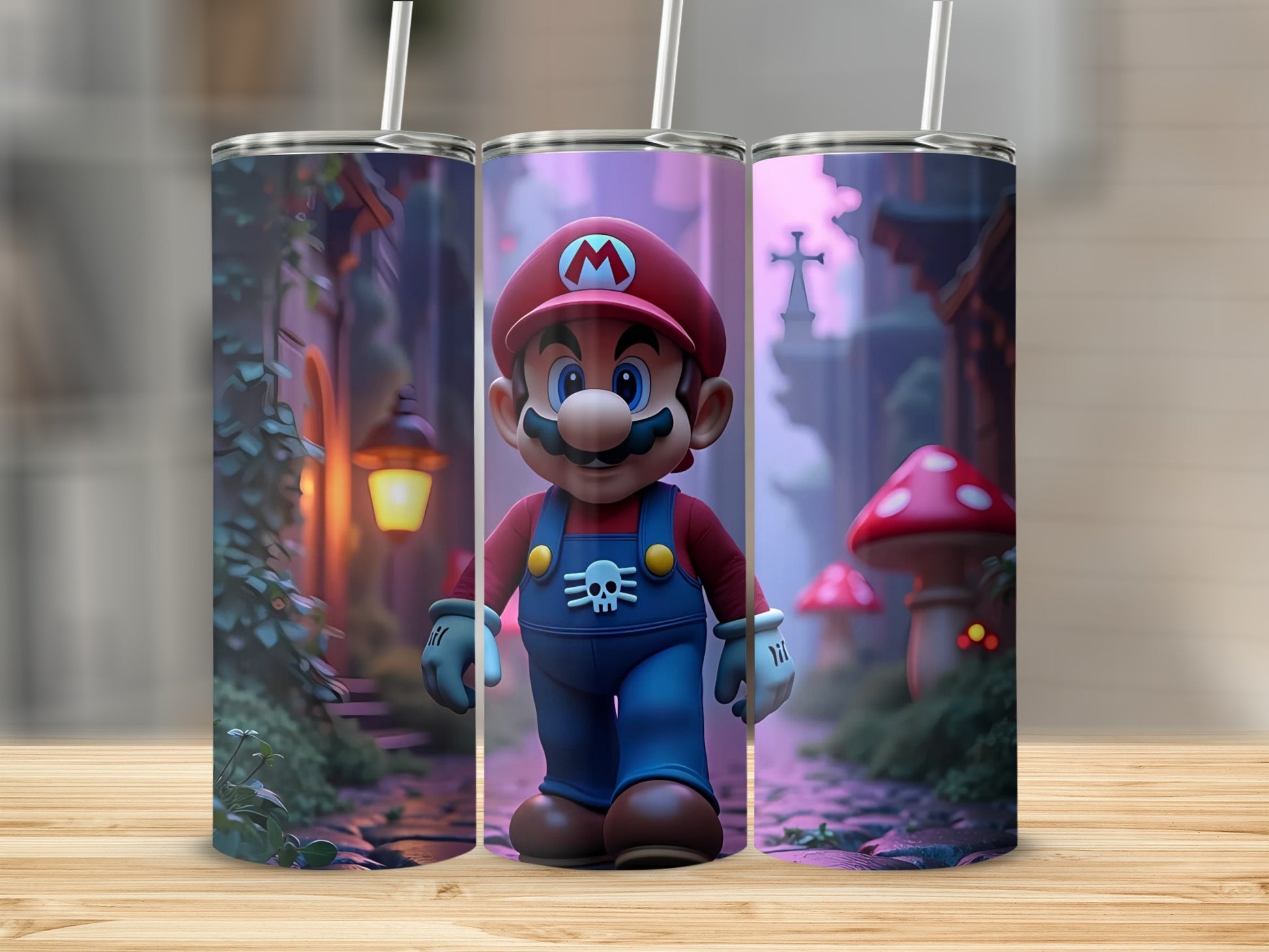 Vibrant Gaming Character Design Stainless Steel Tumbler