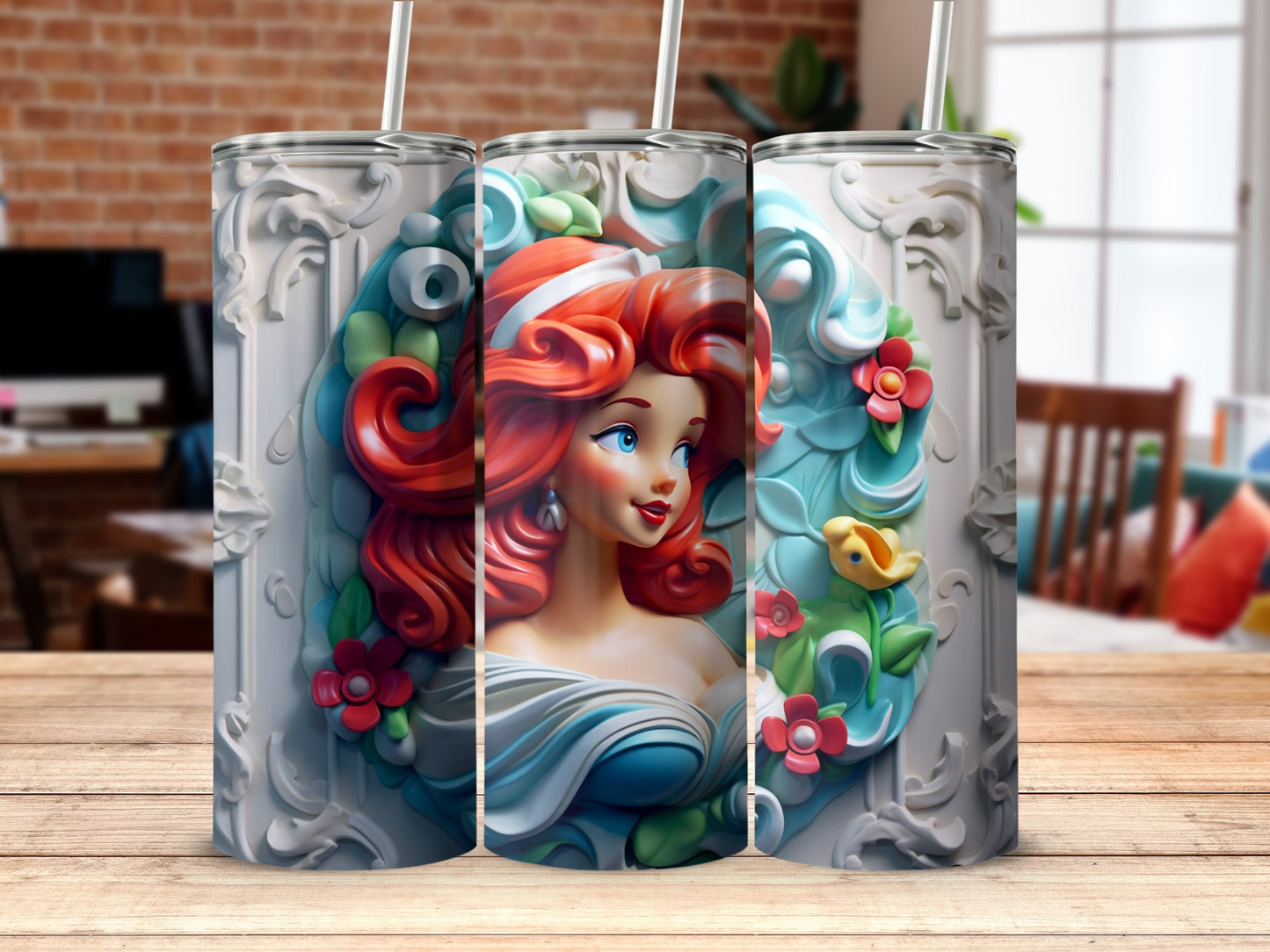 Elegant Vintage Style Colorful Tumbler for Everyday Use