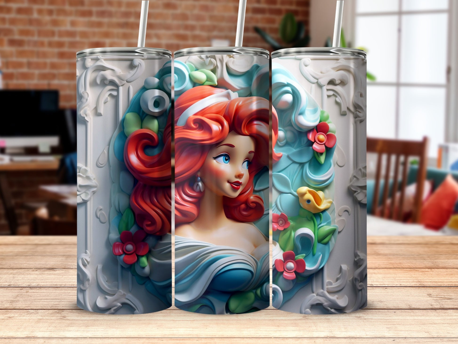 Elegant Vintage Style Colorful Tumbler for Everyday Use