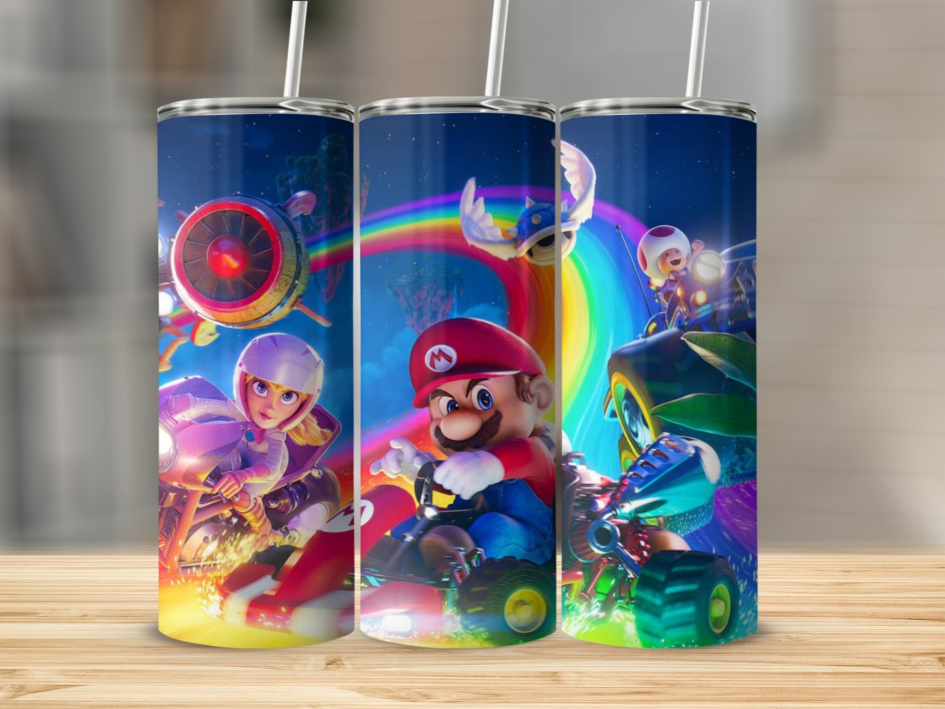 Colorful Characterful Tumbler for Gaming Enthusiasts