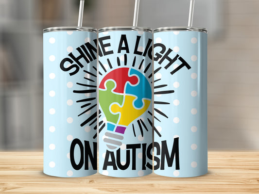 Shine a Light on Autism Inspirational Mug