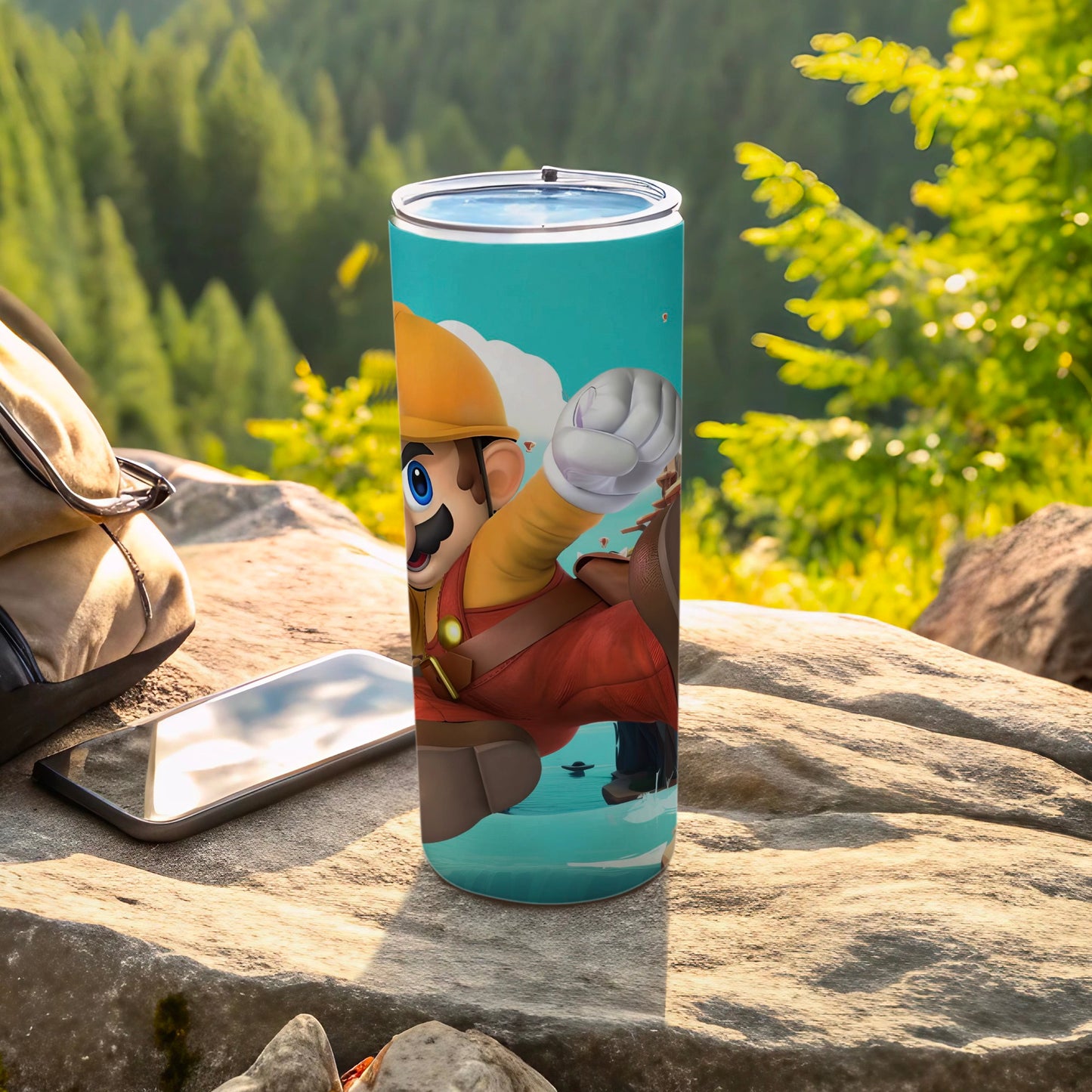 Super Mario Construction Design Tumbler product