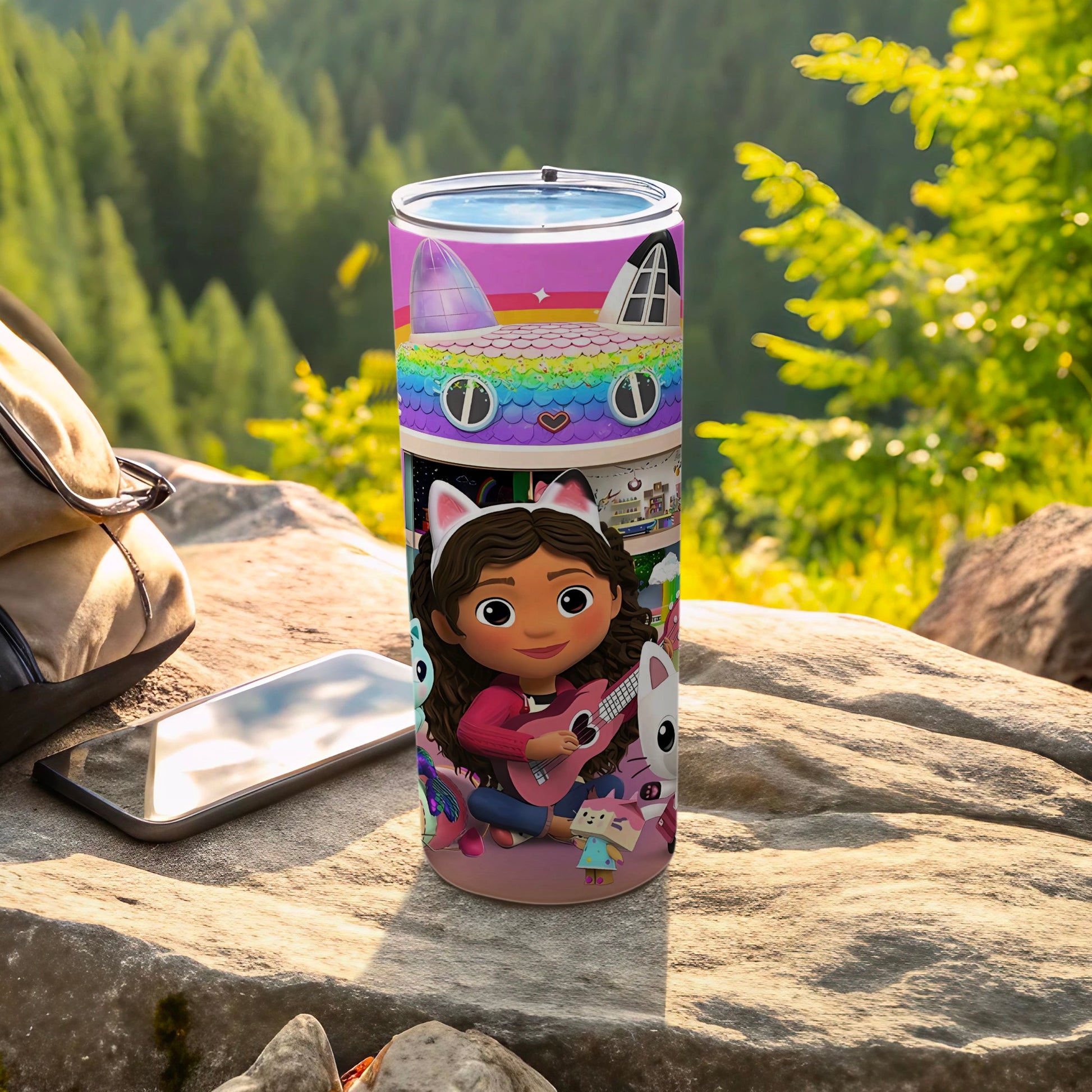 Colorful Character-Themed Kids Stainless Steel Cup