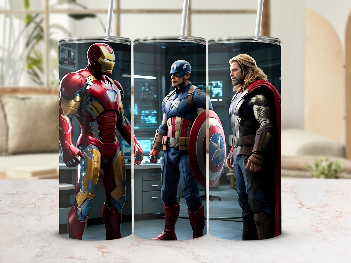 Avengers Iron Man Captain America Thor Tumbler